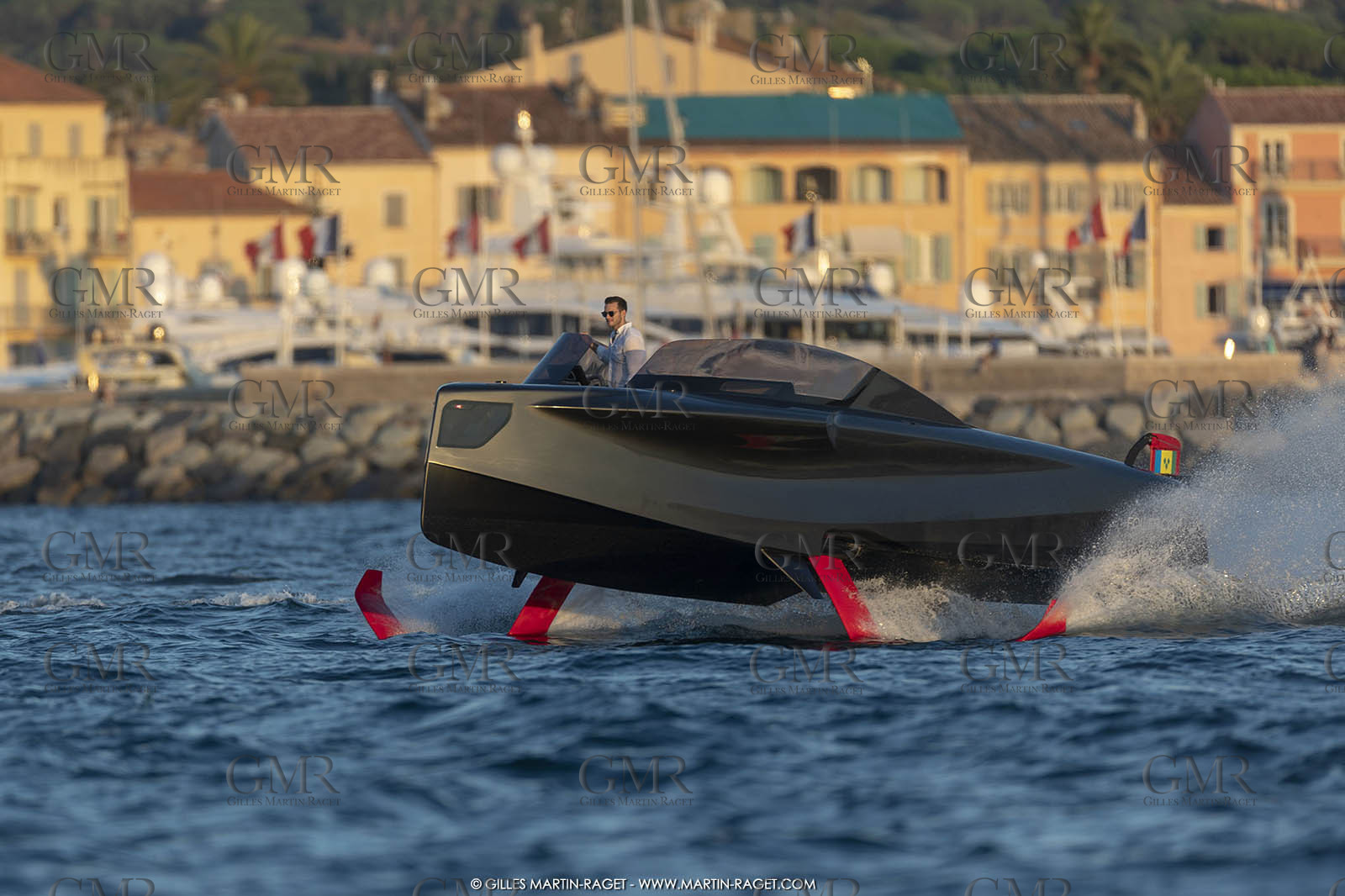 09 08 2018, Saint-Tropez (FRA,83), Foiler, the Flying Yacht by Enata