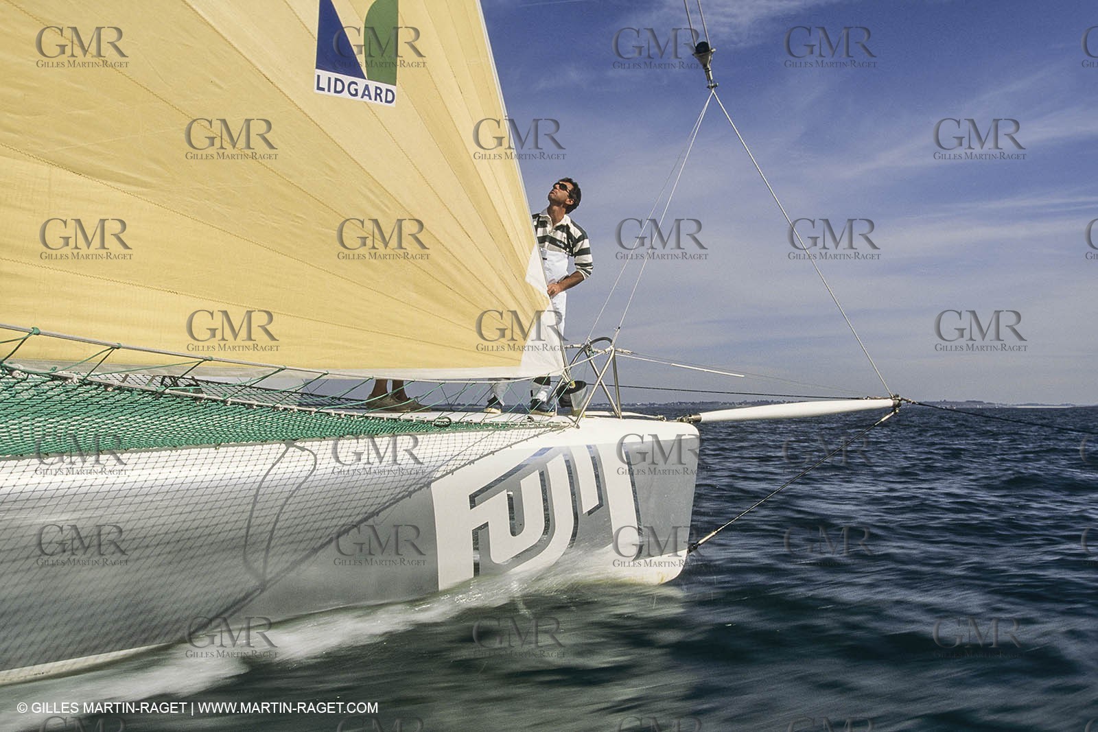 Yacht Racing, Multihull, ORMA 60, Loick Peyron, Fujicolor