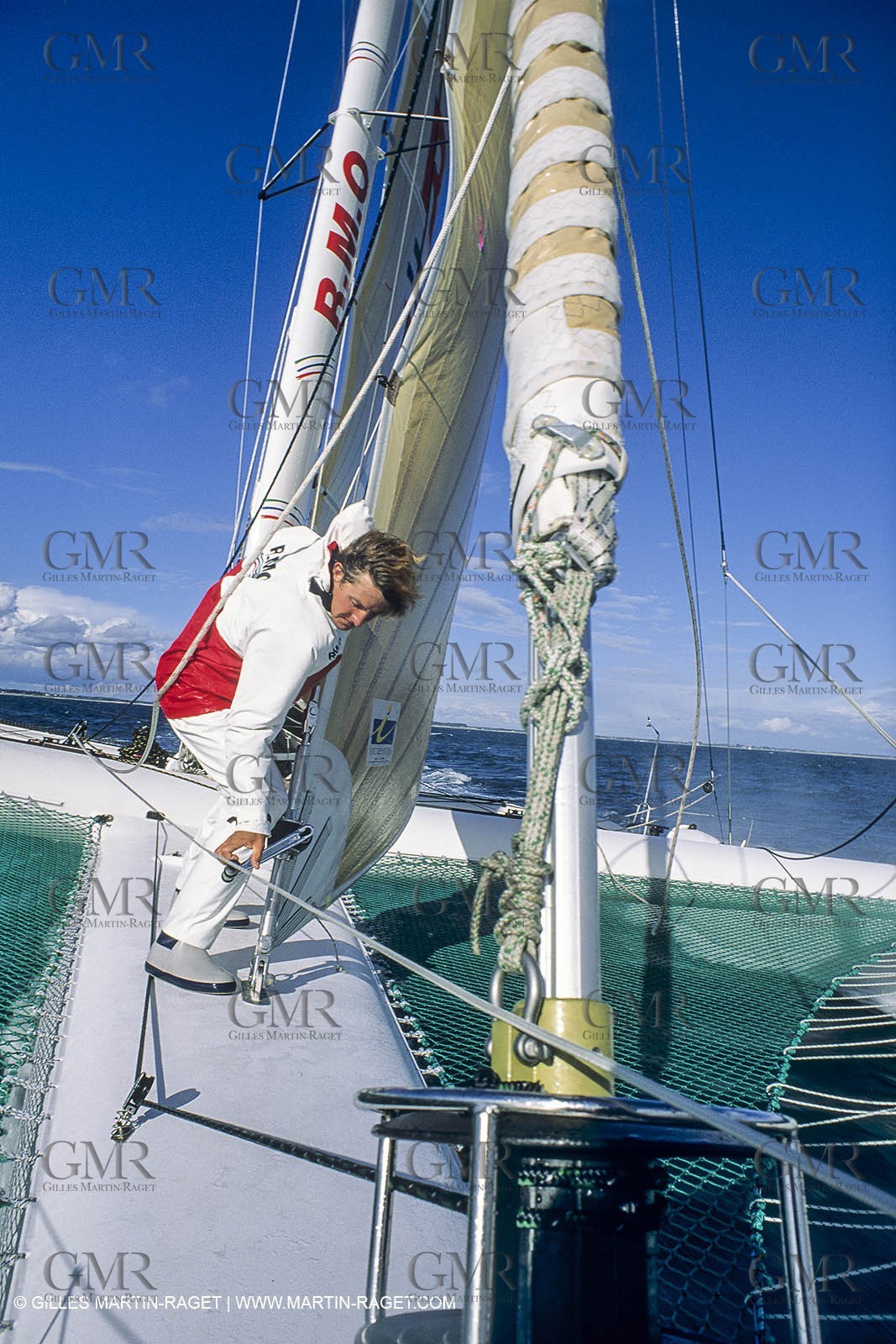 Sailing, Offshore Racing, Route du Rhum 1990, RMO, Laurent Bourgnon