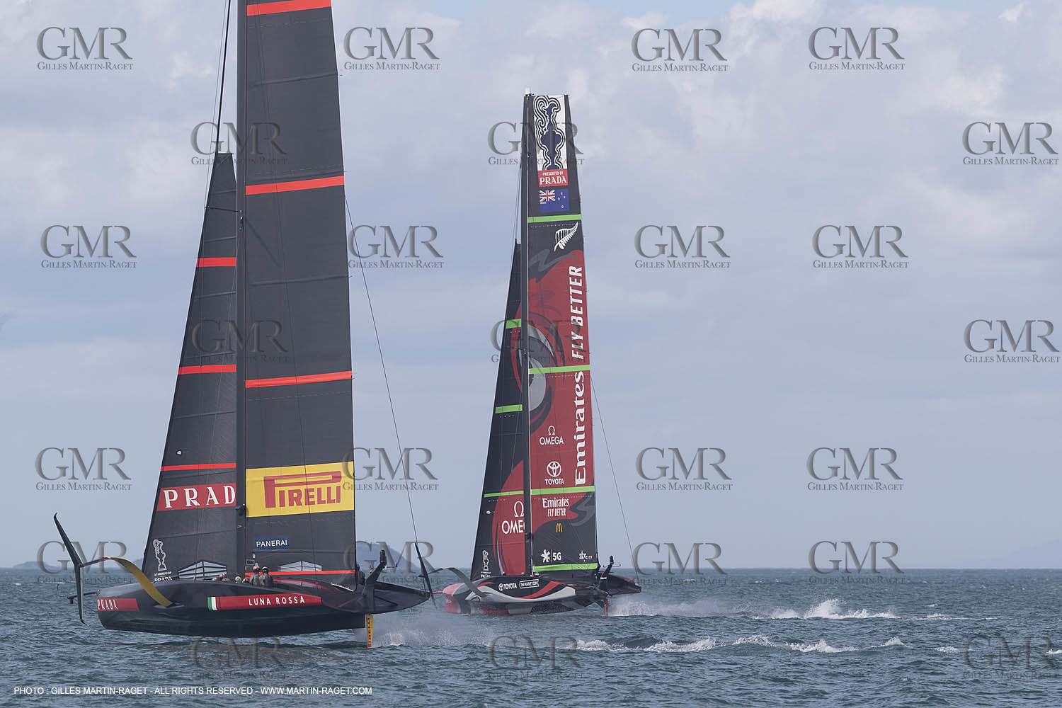 08 12 2020 - Auckland (NZL) - 36th America's Cup - Practice Sessions - Day 1