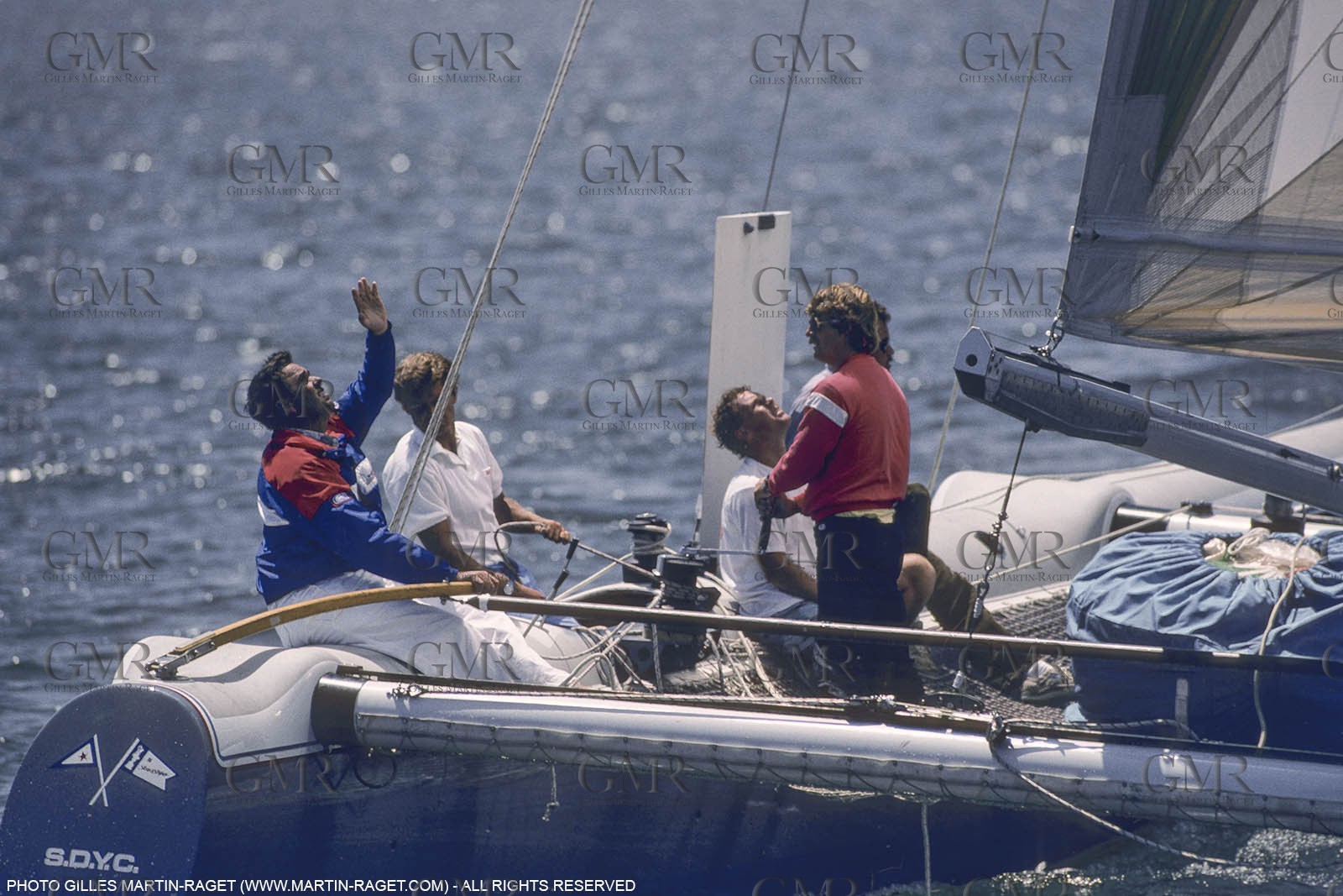 Sailing, Yacht Racing, America's Cup XXVII, San Diego (USA,CA) 1988, Stars & Stripes Vs New Zealand