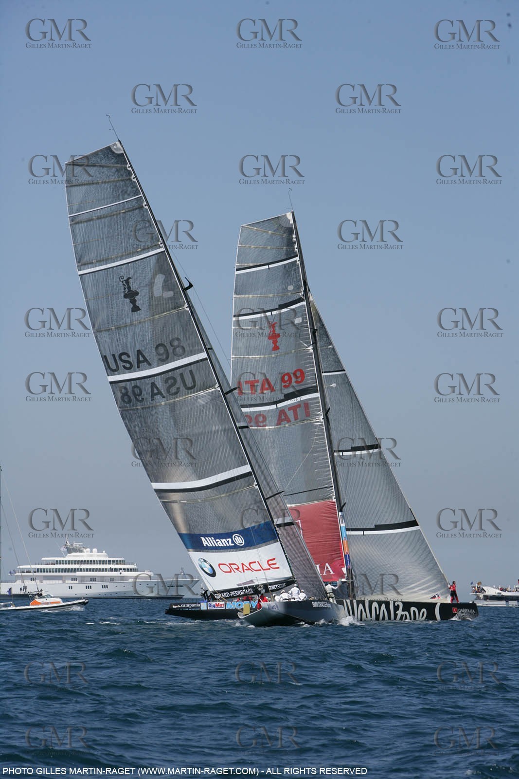 7 05 2007-Valencia (Spain)- 32nd America's Cup - Louis Vuitton Cup - RR2 - Day 9 - BMW ORACLE Racing