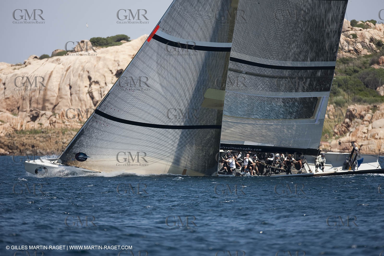 19 05 2010 - La Maddalena (ITA, Sardinia) Louis Vuitton Trophy - BMW ORACLE Racing - Training