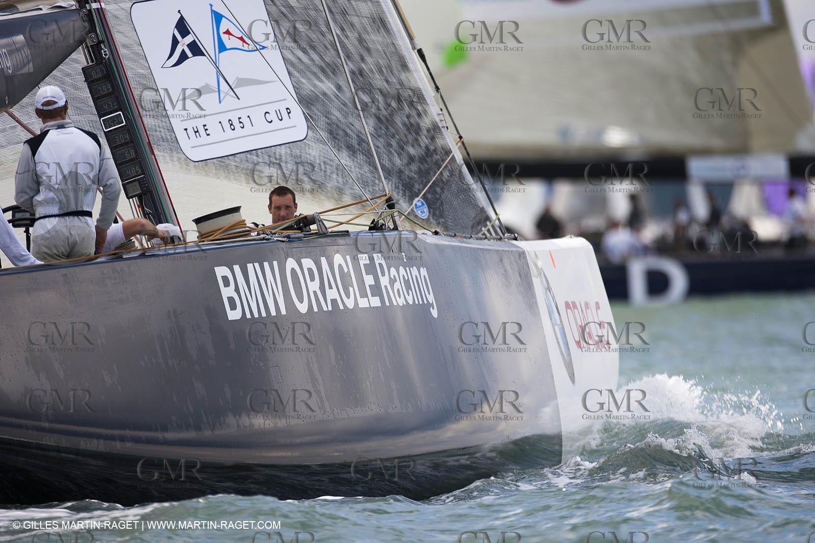 02 08 2010 - Cowes (UK, IOW) - The 1851 Cup -  BMW ORACLE Racing - Training Day.