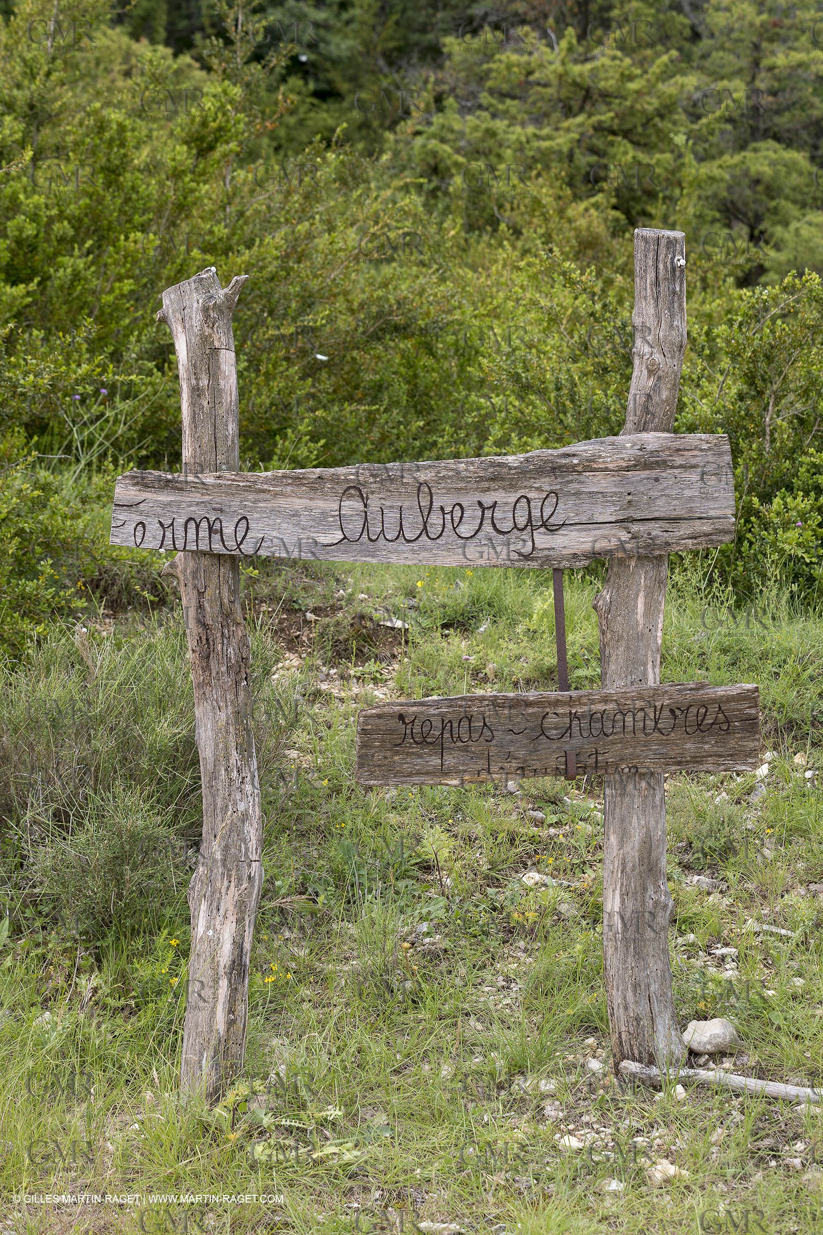 10 06 2018, Sivergues (FRA,84), ferme auberge du Castelas