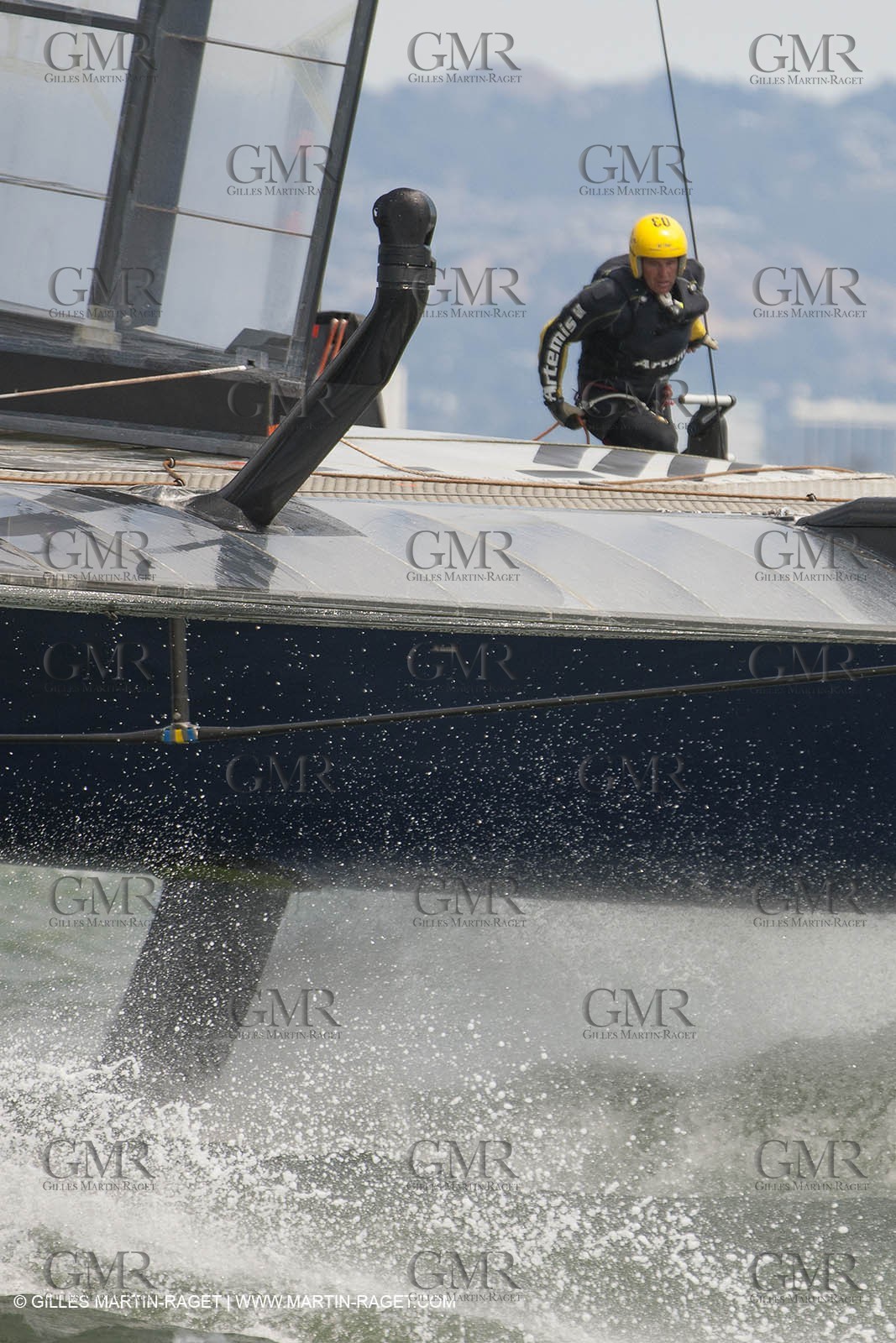 10 08 2013 - San Francisco (USA,CA) - 34th America's Cup - Louis Vuitton Cup - Semi-finals - Luna Rossa vs Artemis Racing - Race 4