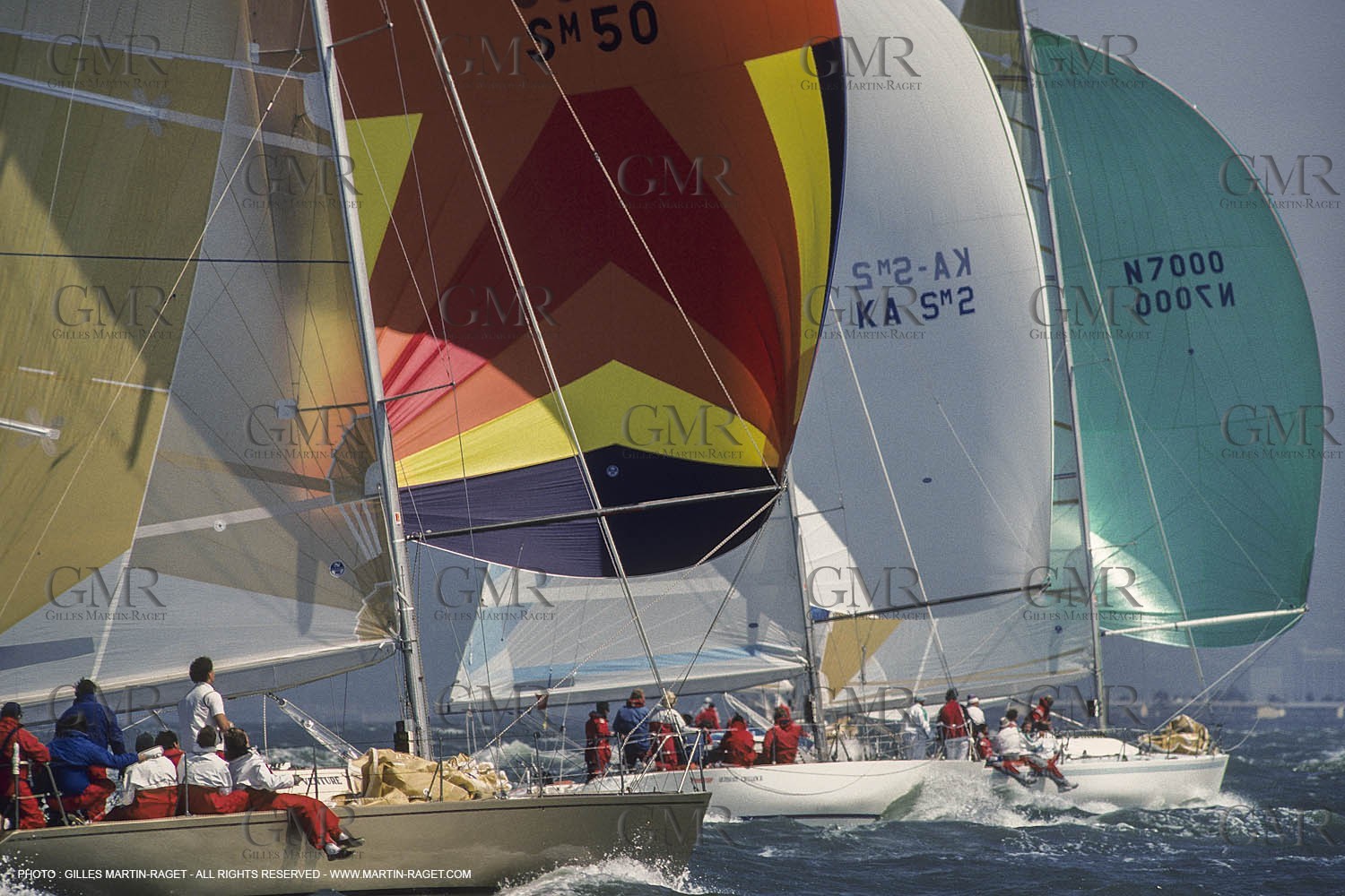 Sailing, Yacht Racing, One Ton Cup 1987, San Francisco (USA, CA)