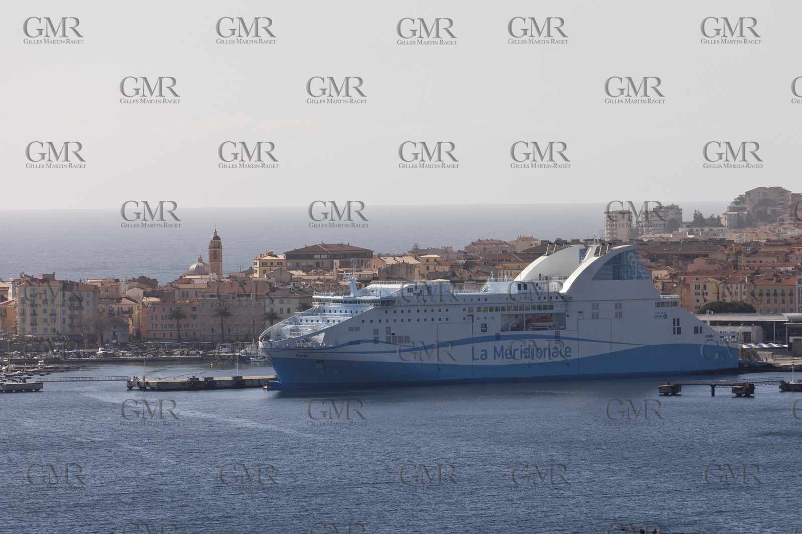 16 02 2012 - Ajaccio (FRA, Corse) -  La Méridionale shipping company- Piana at Ajaccio