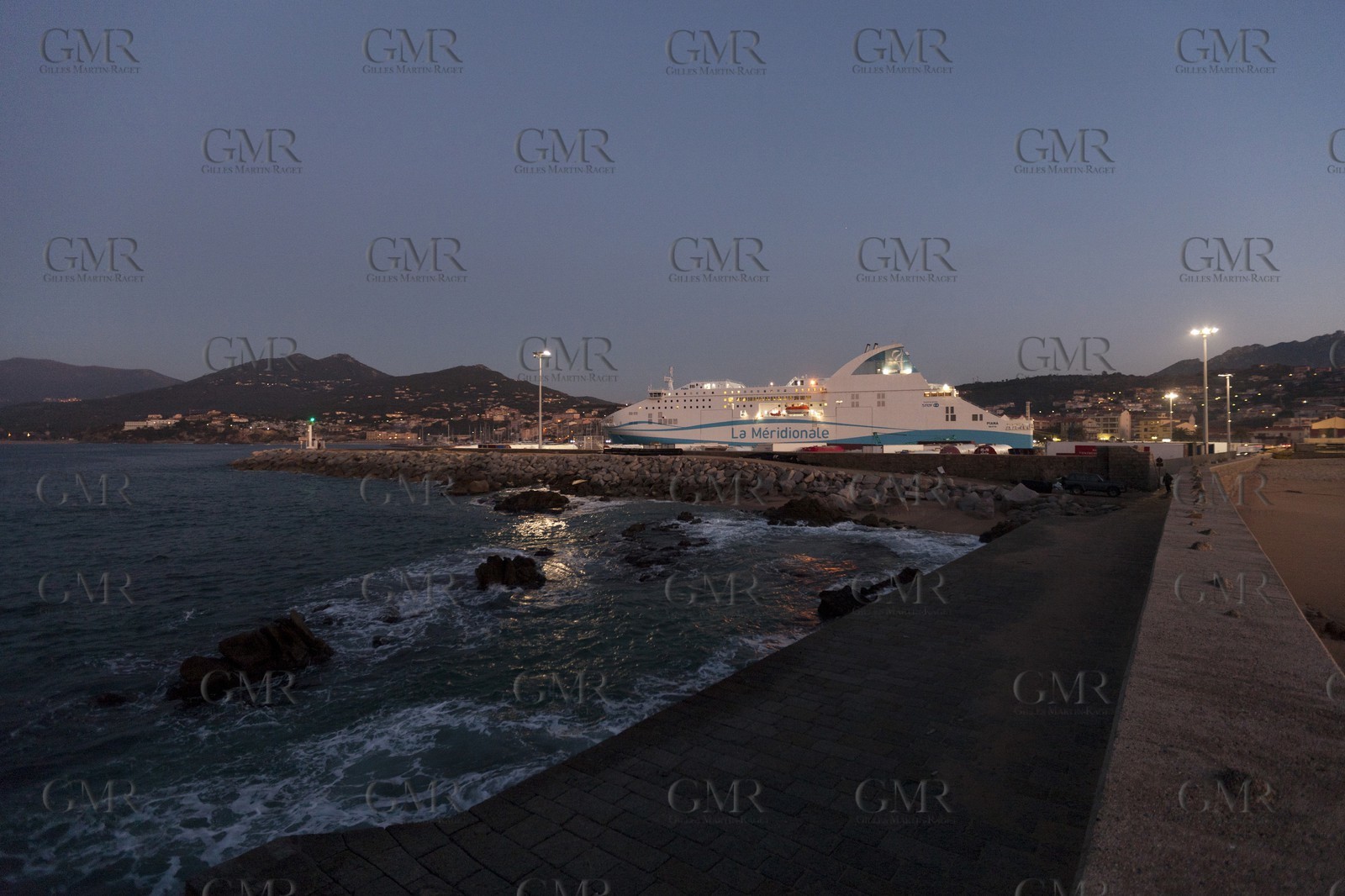 16 02 2012 - Propriano (FRA, Corse) -  La Méridionale shipping company- Piana at Propriano