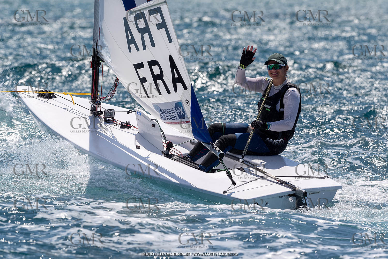15 07 2023, Marseille (FRA), Paris 2024 Olympic Games Sailing Test Event, Day 6, Ilca 6 Medal race