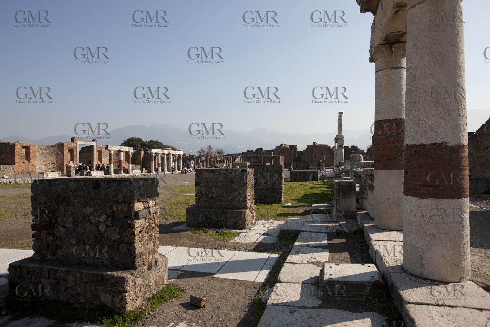 24 02 2012 - Naples (ITA) - 34th America's Cup - America's Cup World Series Naples 2012 - Naples Preview - Pompei roman ruins