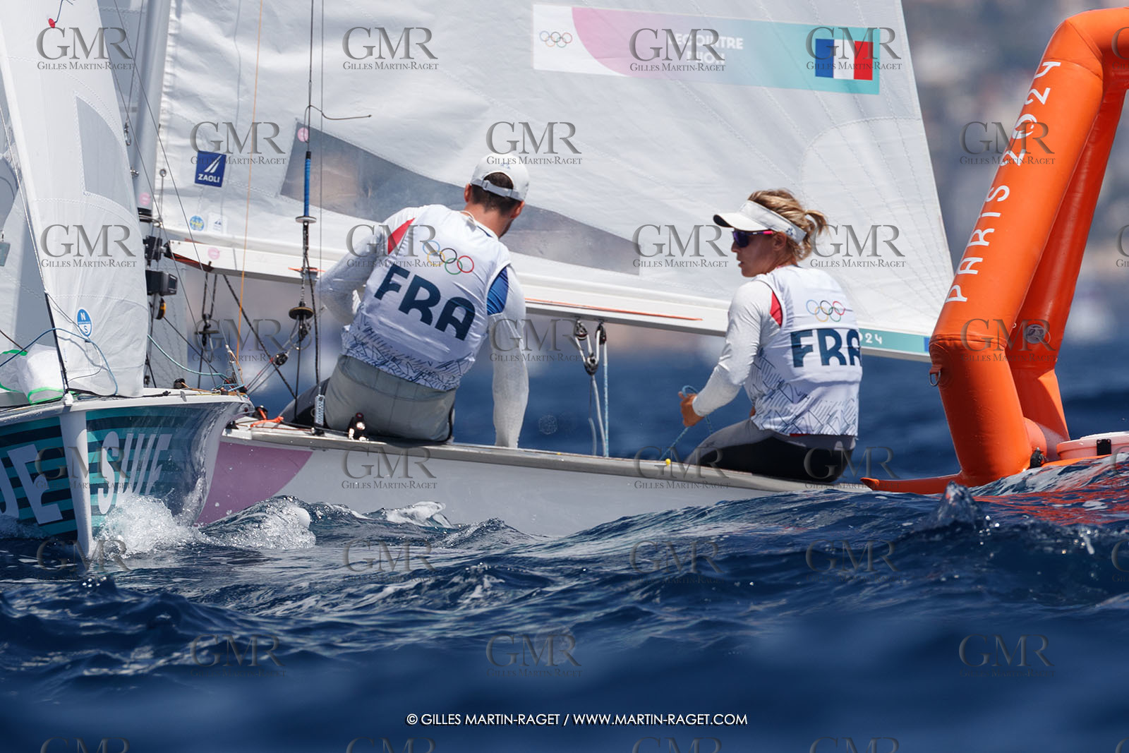 03 08 2024, Marseille (FRA), Paris 2024 Olympic Games, Sailing, Race Day 7