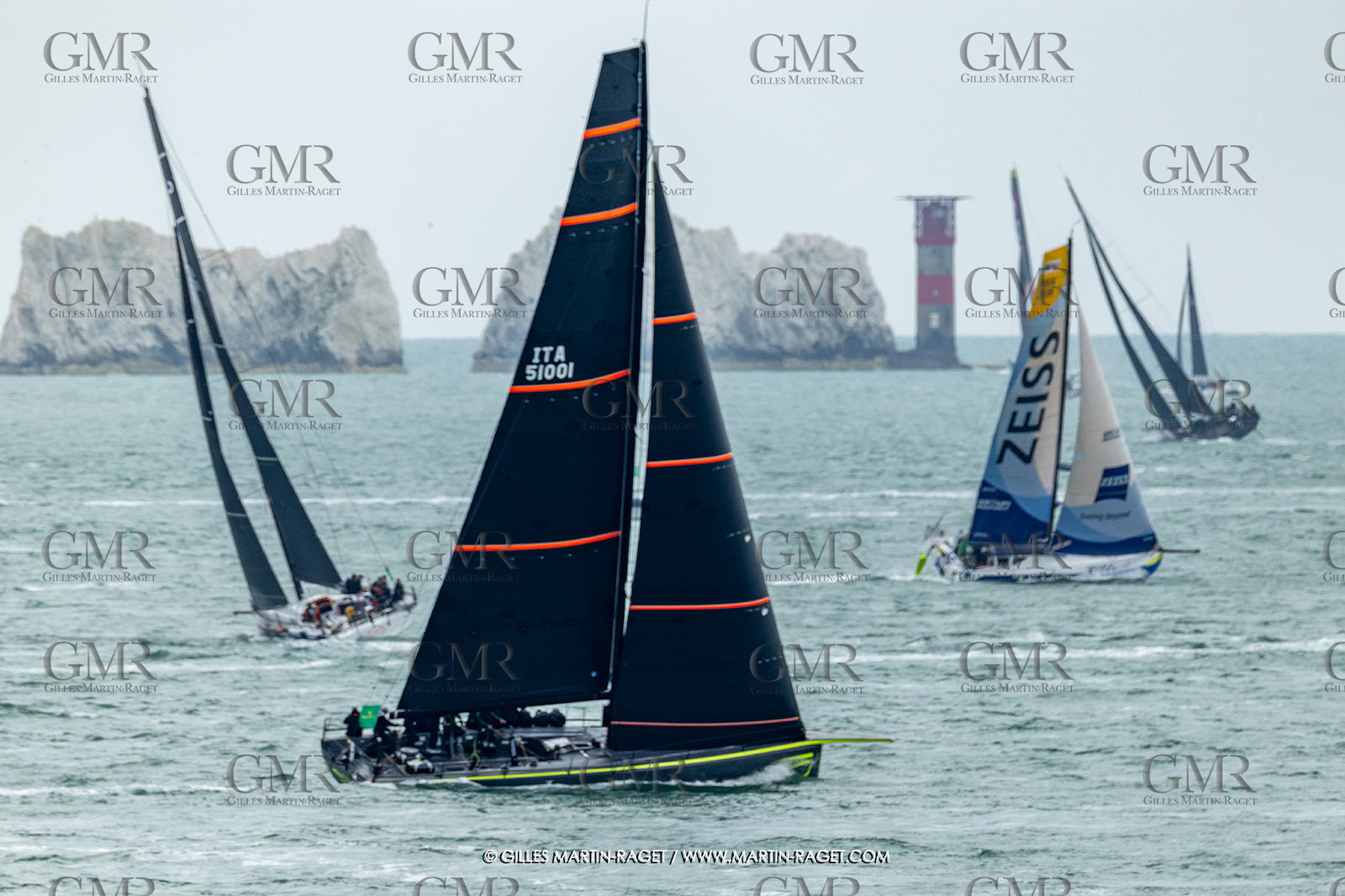 26 07 2025, Cowes (UK, IOW), Admiral's Cup 2025, Rolex Fastnet Race start,