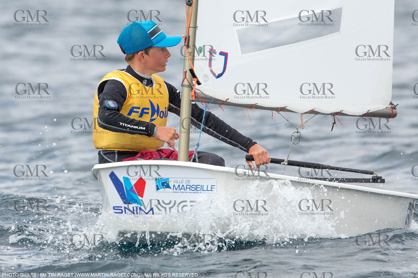 15 04 2016, Marseille (FRA,13), SNIM Dériveurs, Coupe Internationale de Printemps Optimist, Final Day