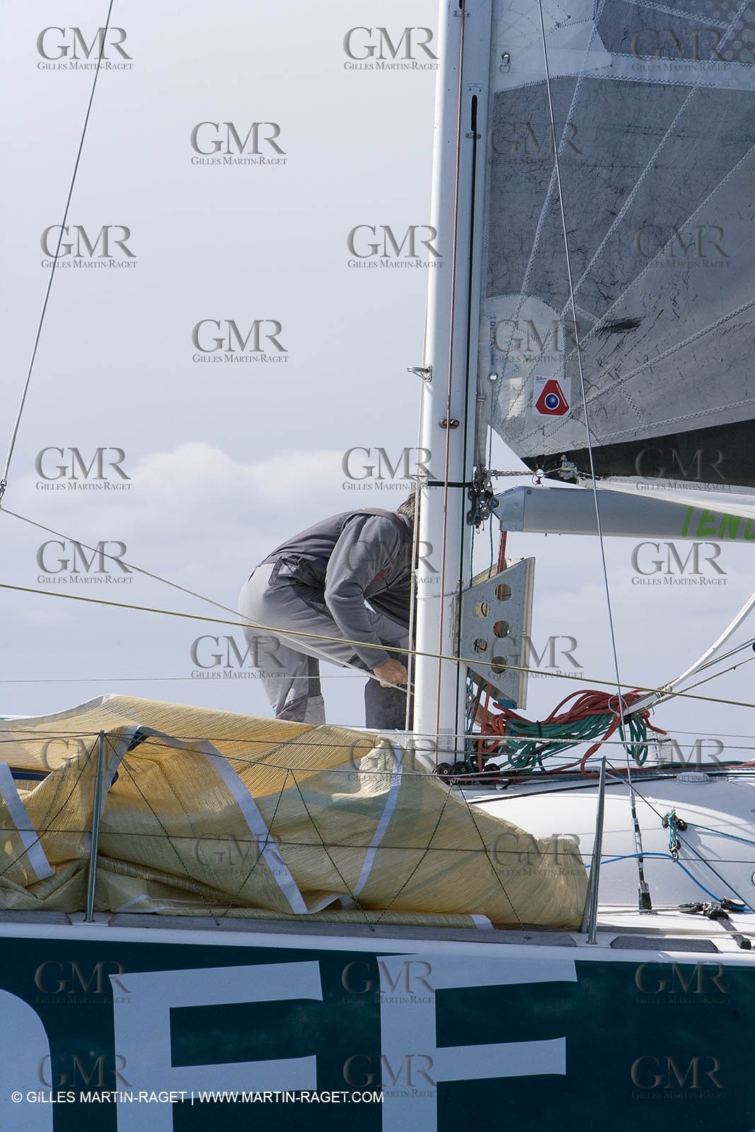 27 03 08- La Grande Motte- (FRA,34) Transat AG2R 2008- Jean-Paul Mouren- Laurent Pellecuer