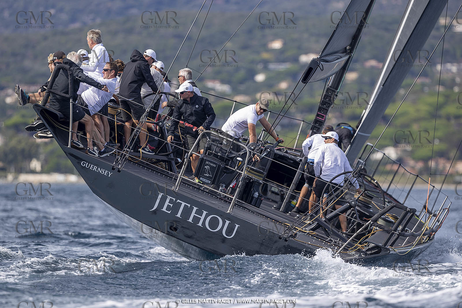 02 10 2022, Saint-Tropez (FRA,83), Voiles de Saint-Tropez 2022,  entraînement des maxis
