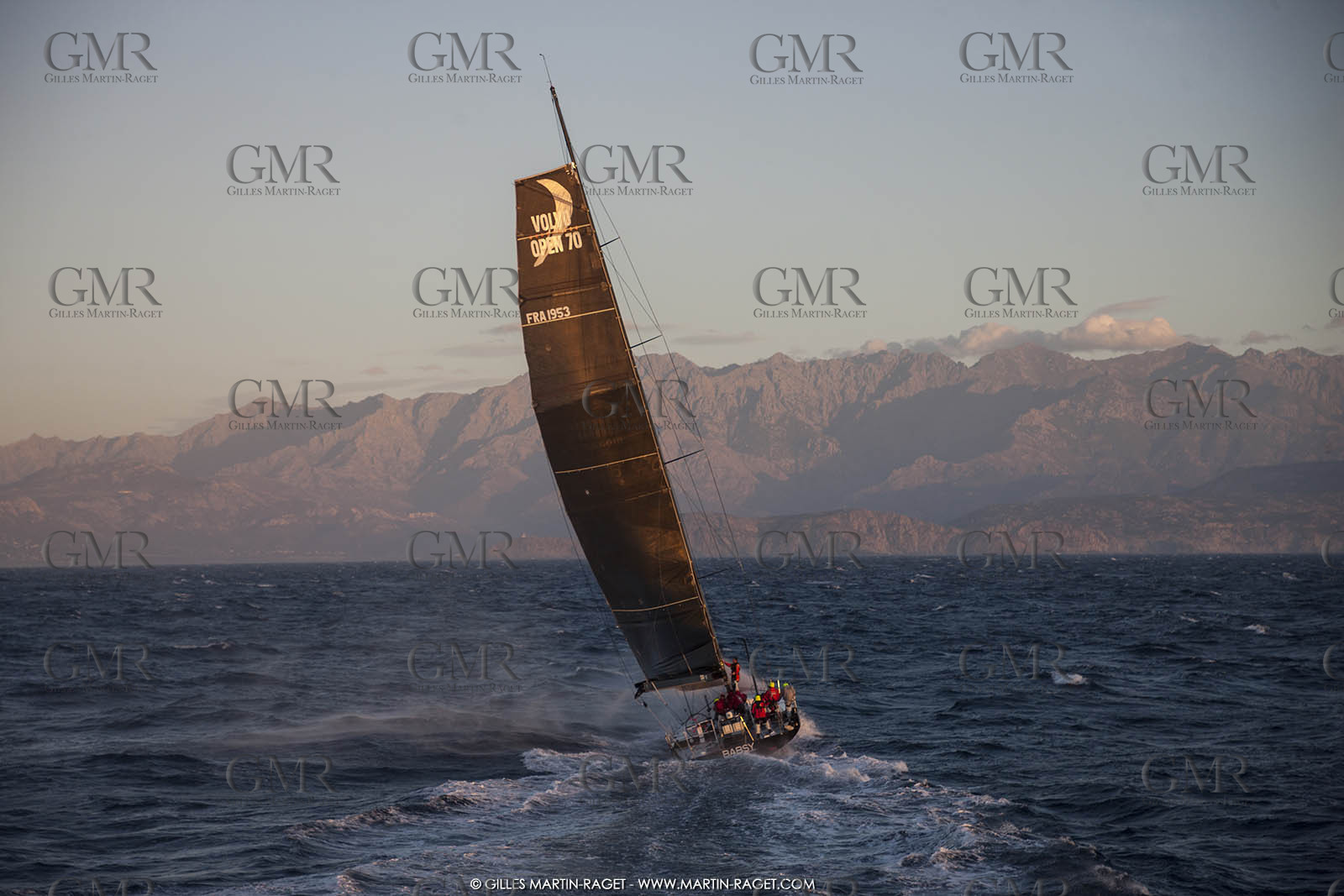 09 10 2017, Calvi (FRA,20), VOR 70 Babsy, Tentative de record autour de la Corse à la voile, skipper Franck Cammas