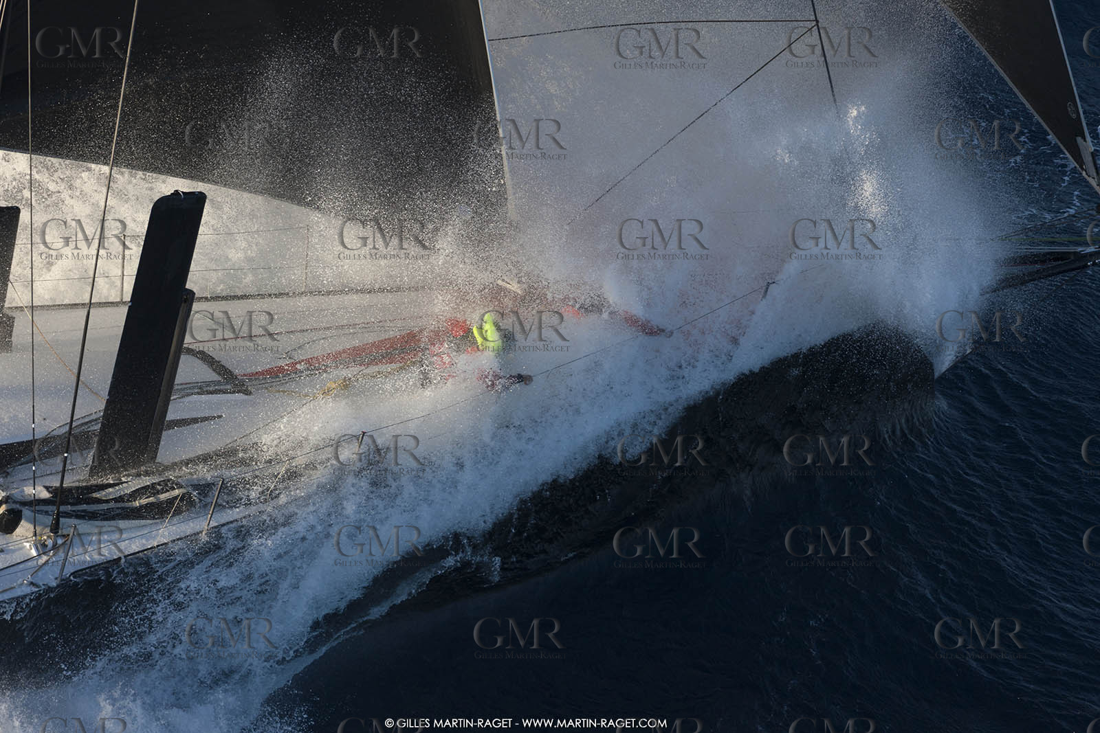 09 10 2017, Calvi (FRA,20), VOR 70 Babsy, Tentative de record autour de la Corse à la voile, skipper Franck Cammas