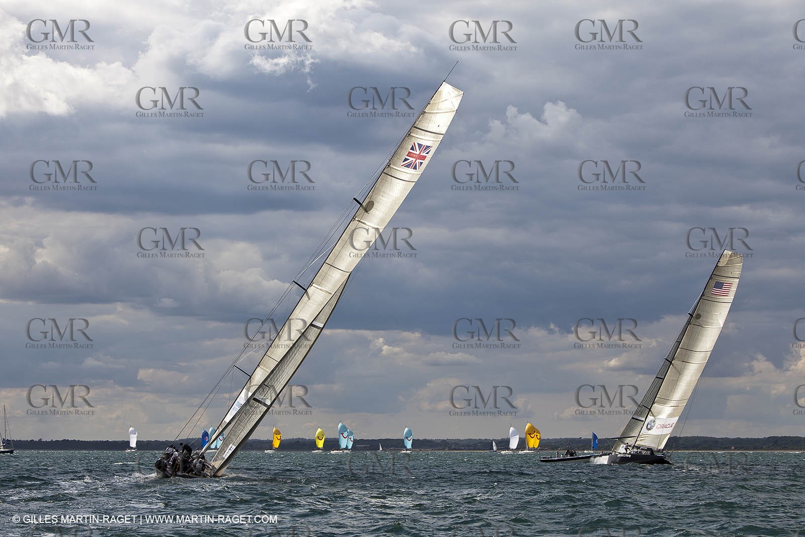 02 08 2010 - Cowes (UK, IOW) - The 1851 Cup -  BMW ORACLE Racing - Training Day.