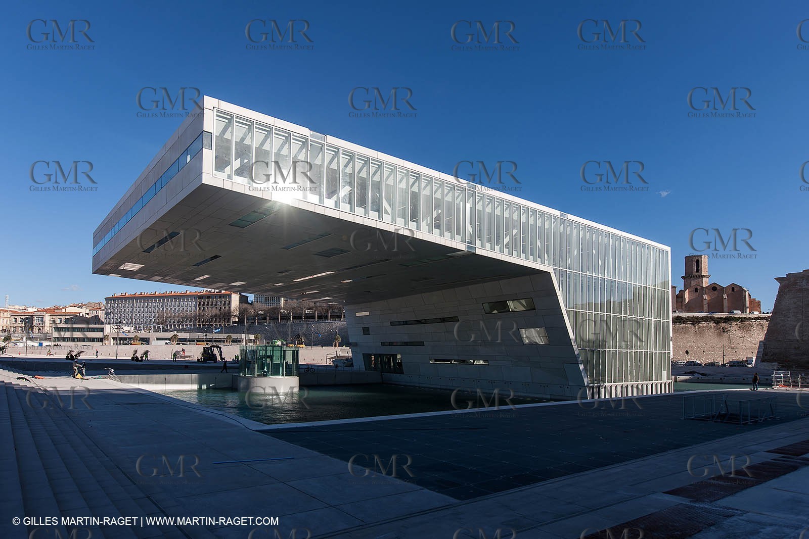 11 01 2013 - Marseille (FRA,13) - Marseille Provence 2013, European capital of Culture, J4 Esplanade, MUCEM Museum and Villa Mediterranée.