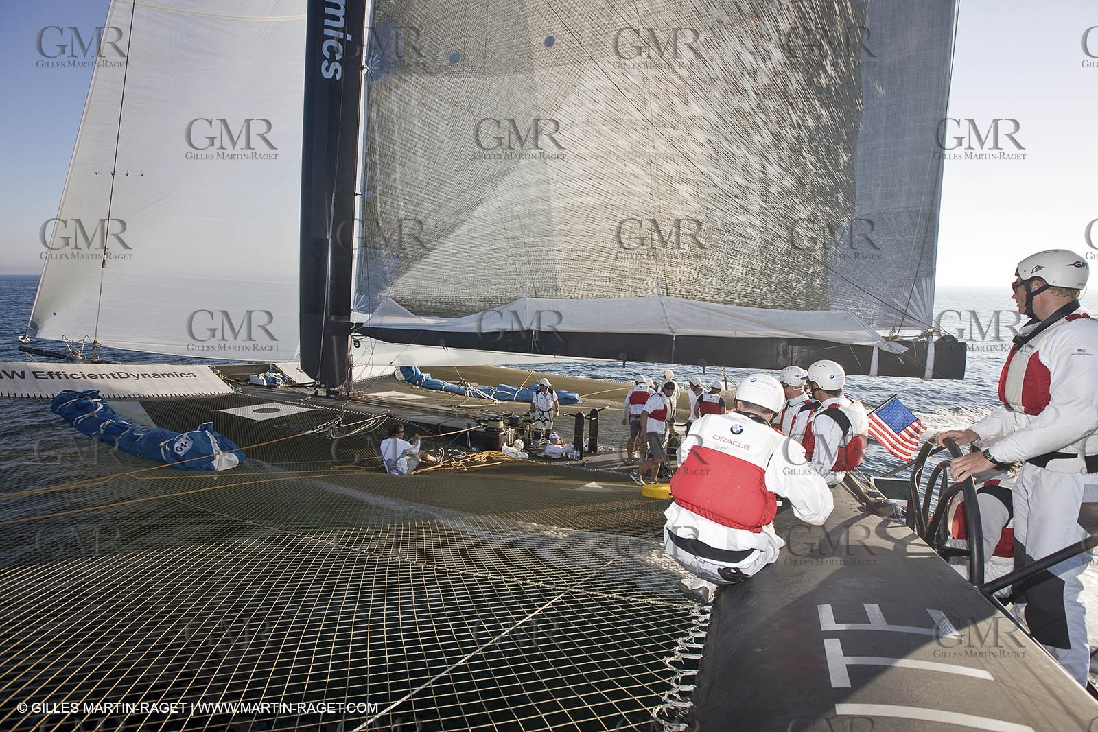 18 11 2008 - San Diego (CA, USA) - America's Cup - BMW ORACLE Racing - 90 ft trimaran sea trials - San Diego