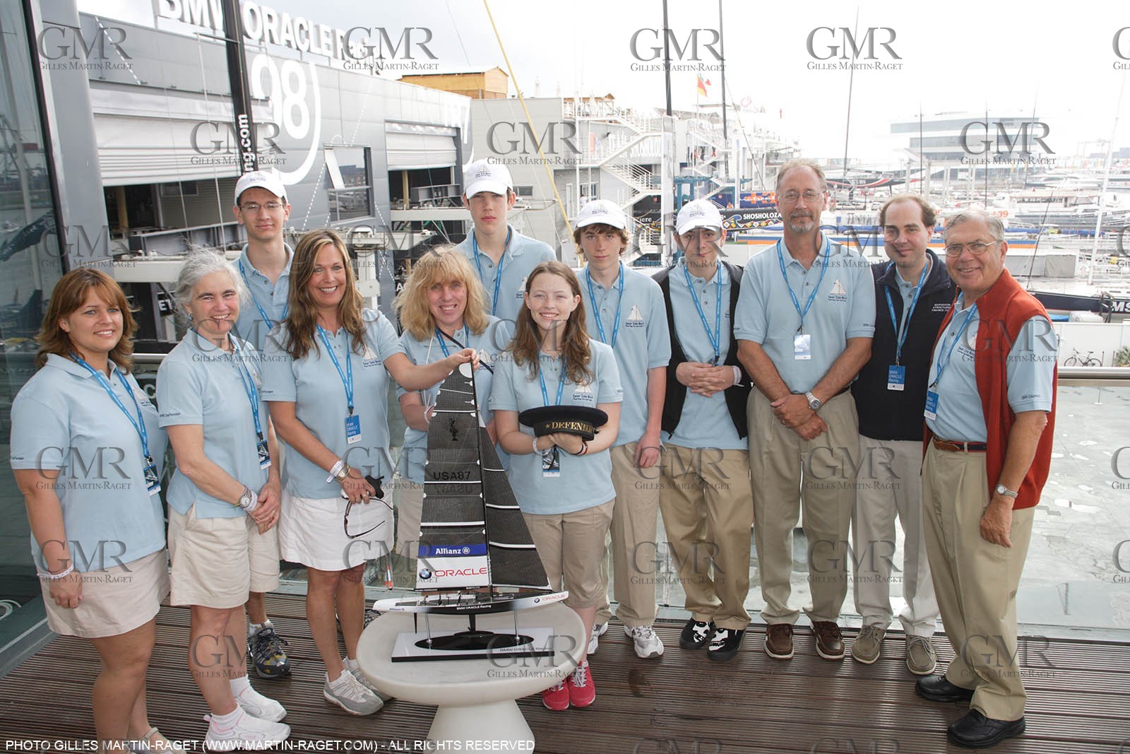 27 04 2007-Valencia (Spain)- 32nd America's Cup - Louis Vuitton Cup - RR1 - Day 12 - BMW ORACLE Racing