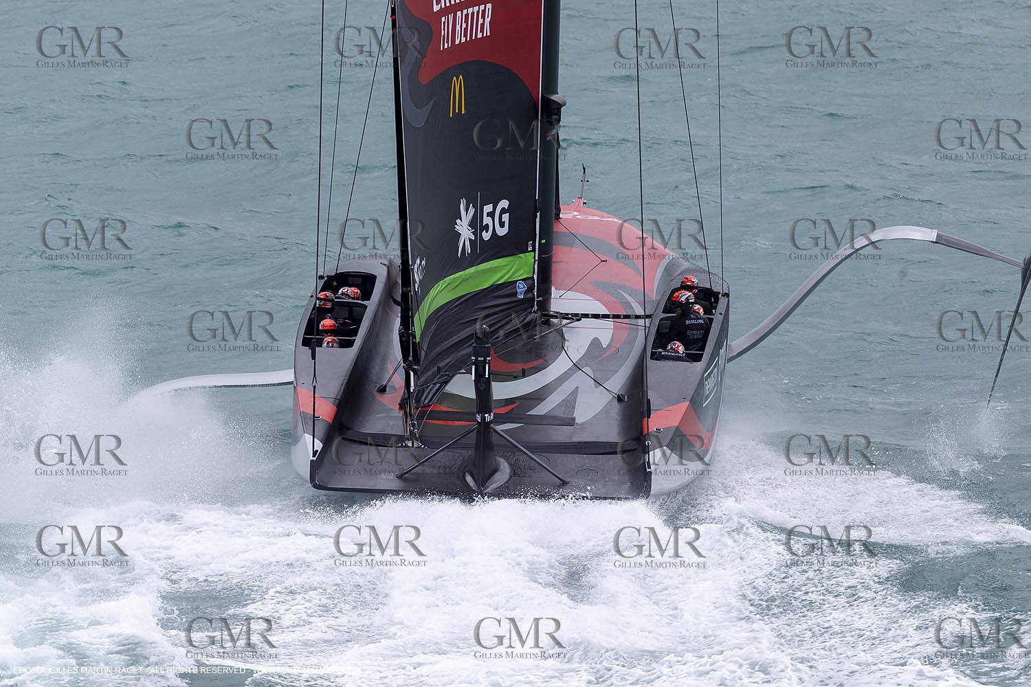 10 12 2020 - Auckland (NZL) - 36th America's Cup - Practice Sessions - Day 2 - Emirates Team New Zealand
