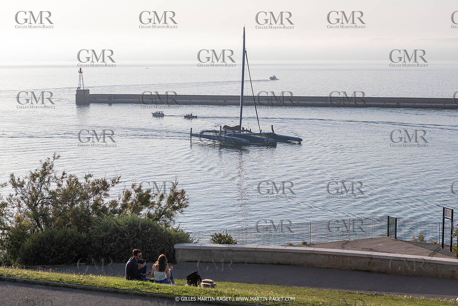 17 05 2022, Marseille (FRA), Arrivée du trimaran Ultim SVR LAZARTIGUE à Marseille