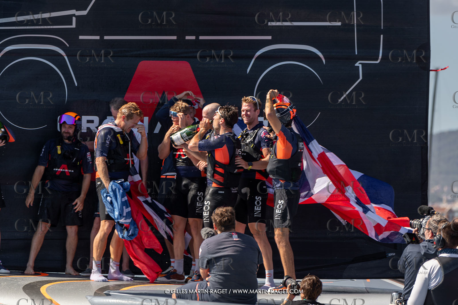 04 10 2024, Barcelona (ESP), 37th America's Cup, Louis Vuitton Cup Final, Race Day 7