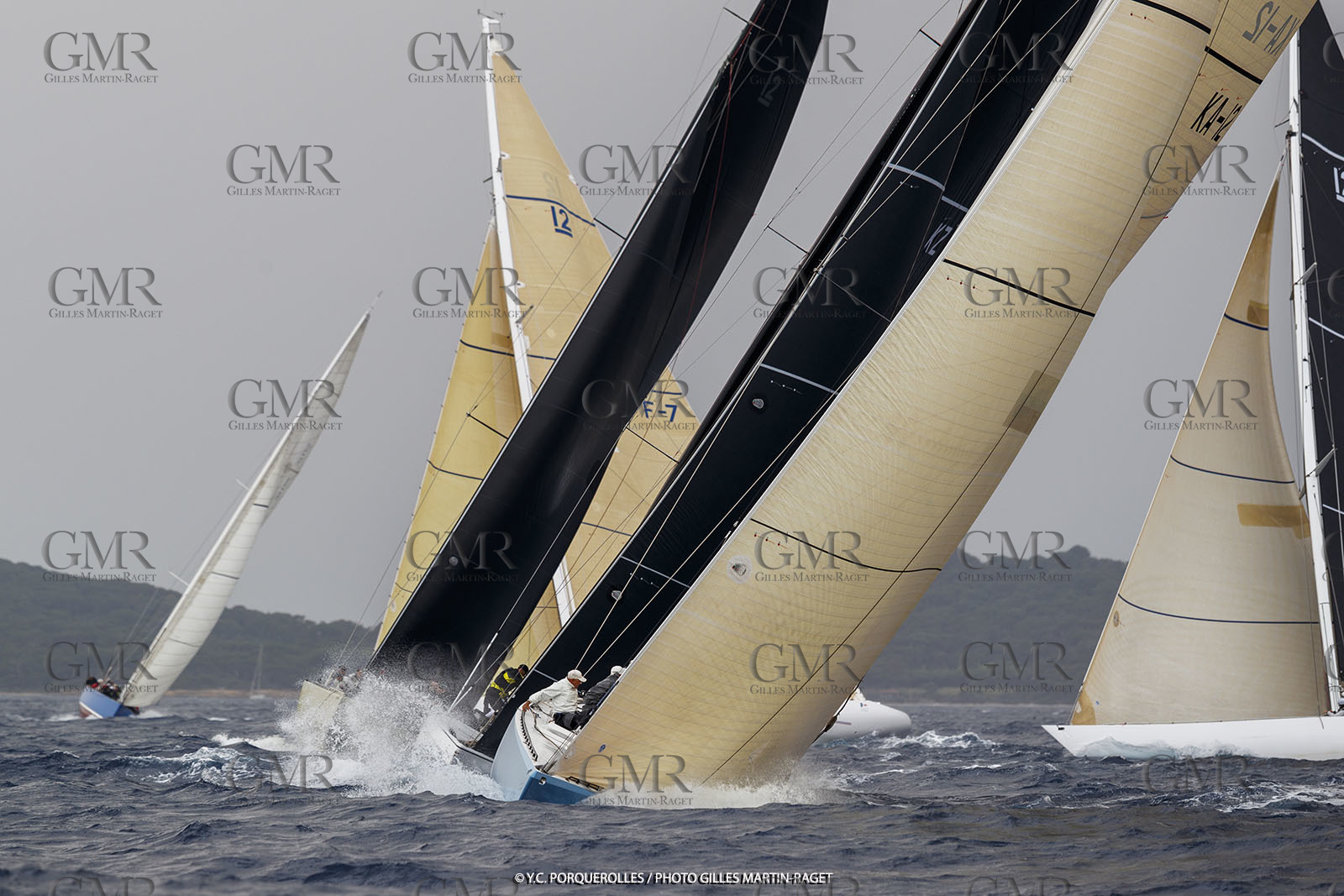 19 06 2024, Porquerolles Island (FRA), Championnat du monde des 12 m JI 2024, Race Day 1