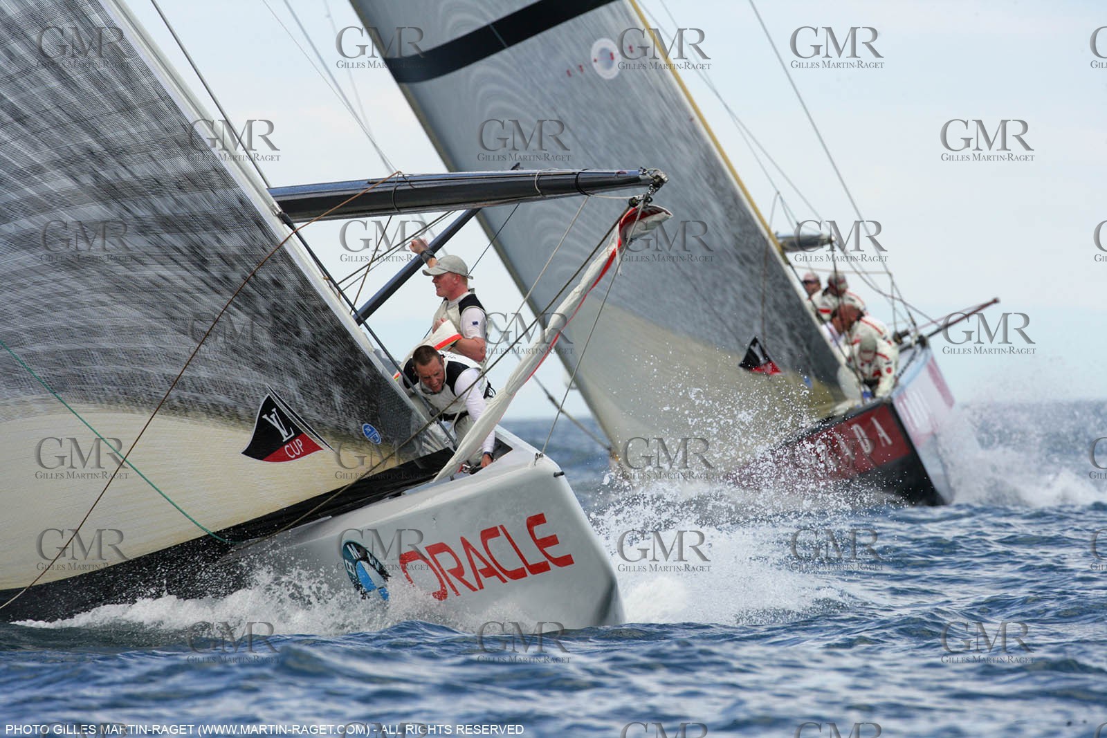 4 05 2007-Valencia (Spain)- 32nd America's Cup - Louis Vuitton Cup - RR2 - Day 6 - BMW ORACLE Racing