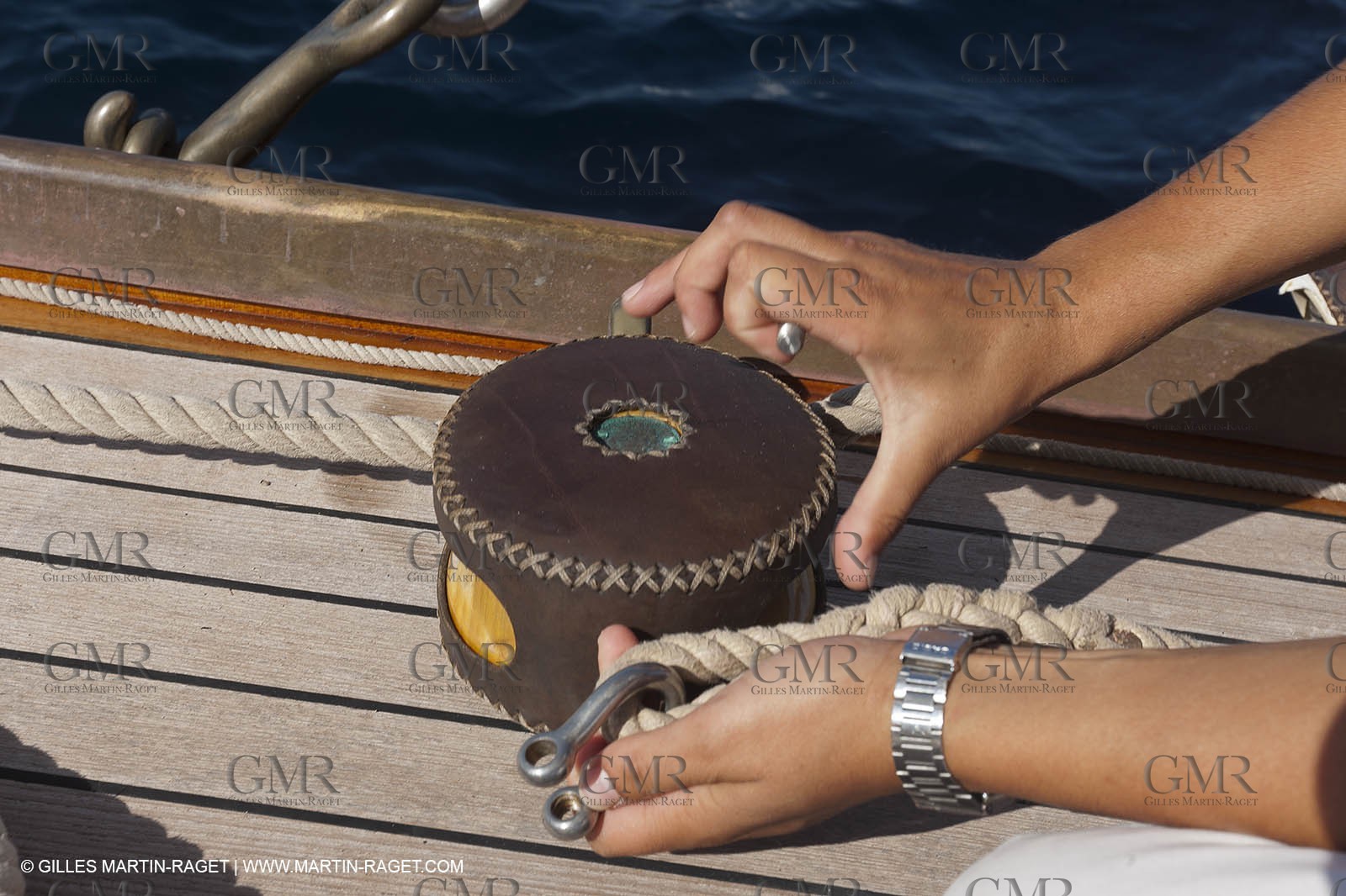 01 10 2011 - Saint Tropez (FRA,13) - Voiles de Saint Tropez 2011 - Classic Yachts - Day 5 - Onboard Mariquita
