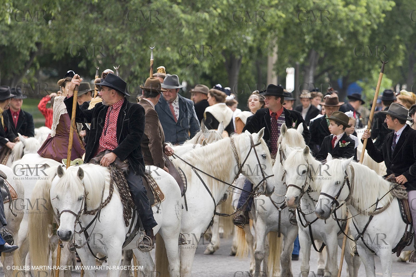 Arlésiennes en costume - Fête des Gardians - Arles