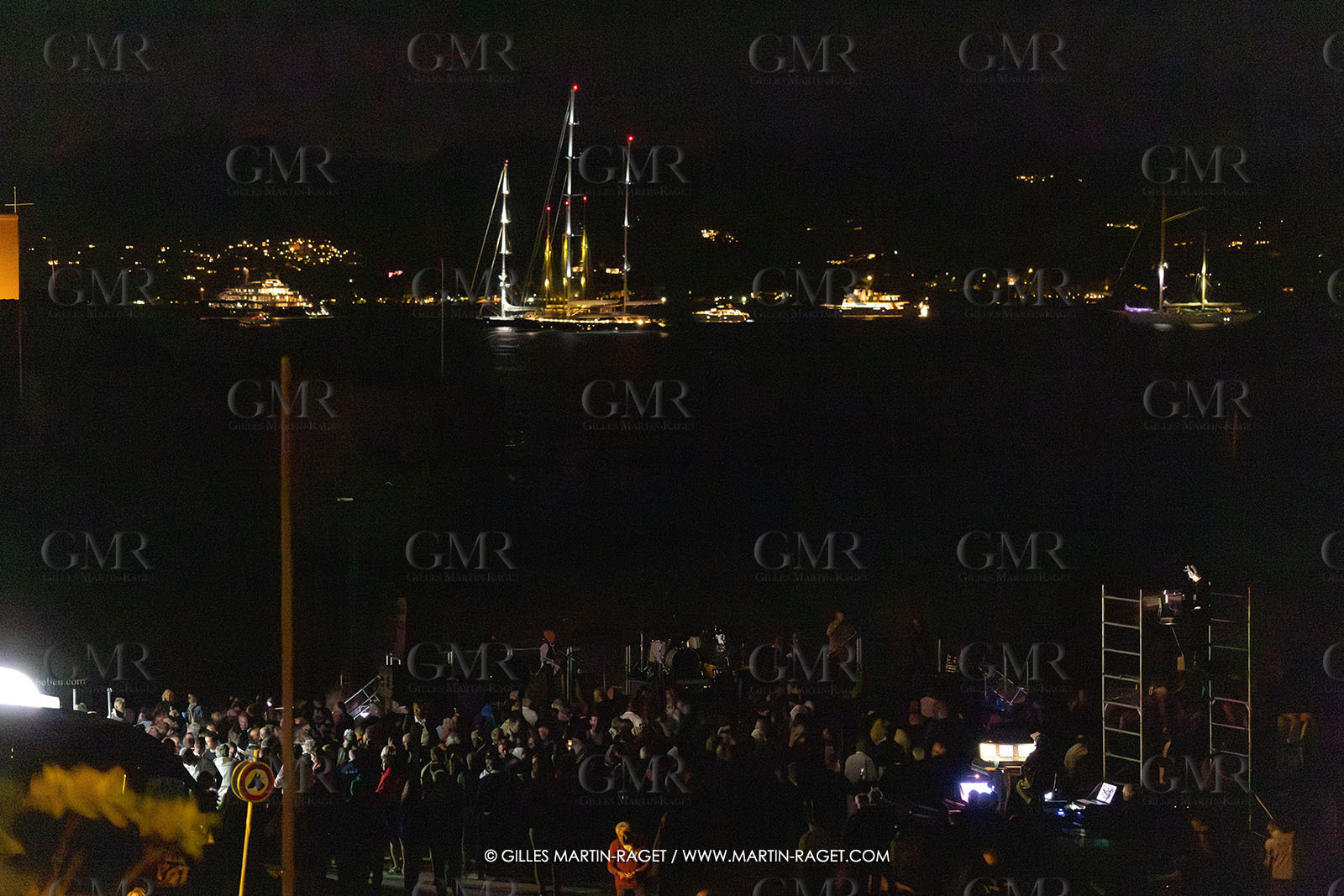 03 10 2025, Saint-Tropez (FRA), LEs VOiles de Saint-Tropez 2025, Race Day 5, crew party