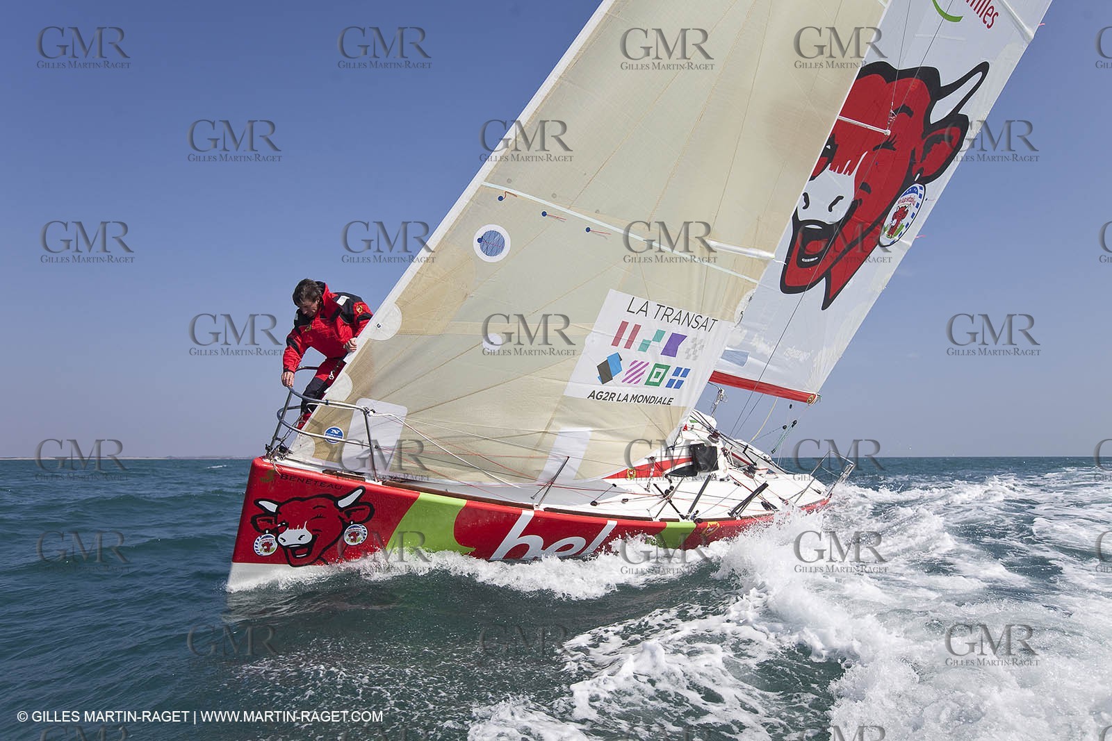 13 03 2010 -  La Grande Motte   Port Camargue (FRA) - Groupe Bel - Kito de Pavant   Sebastien Audigane training for Transat AG2R