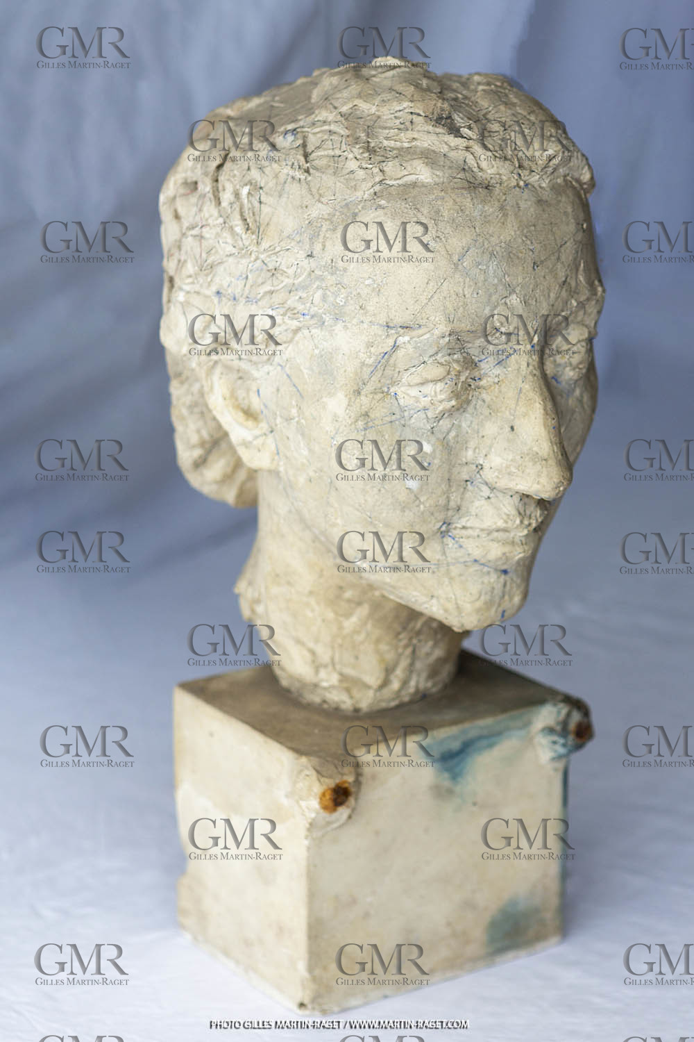 Oeuvre de Germaine Richier, plâtre Buste Lucette