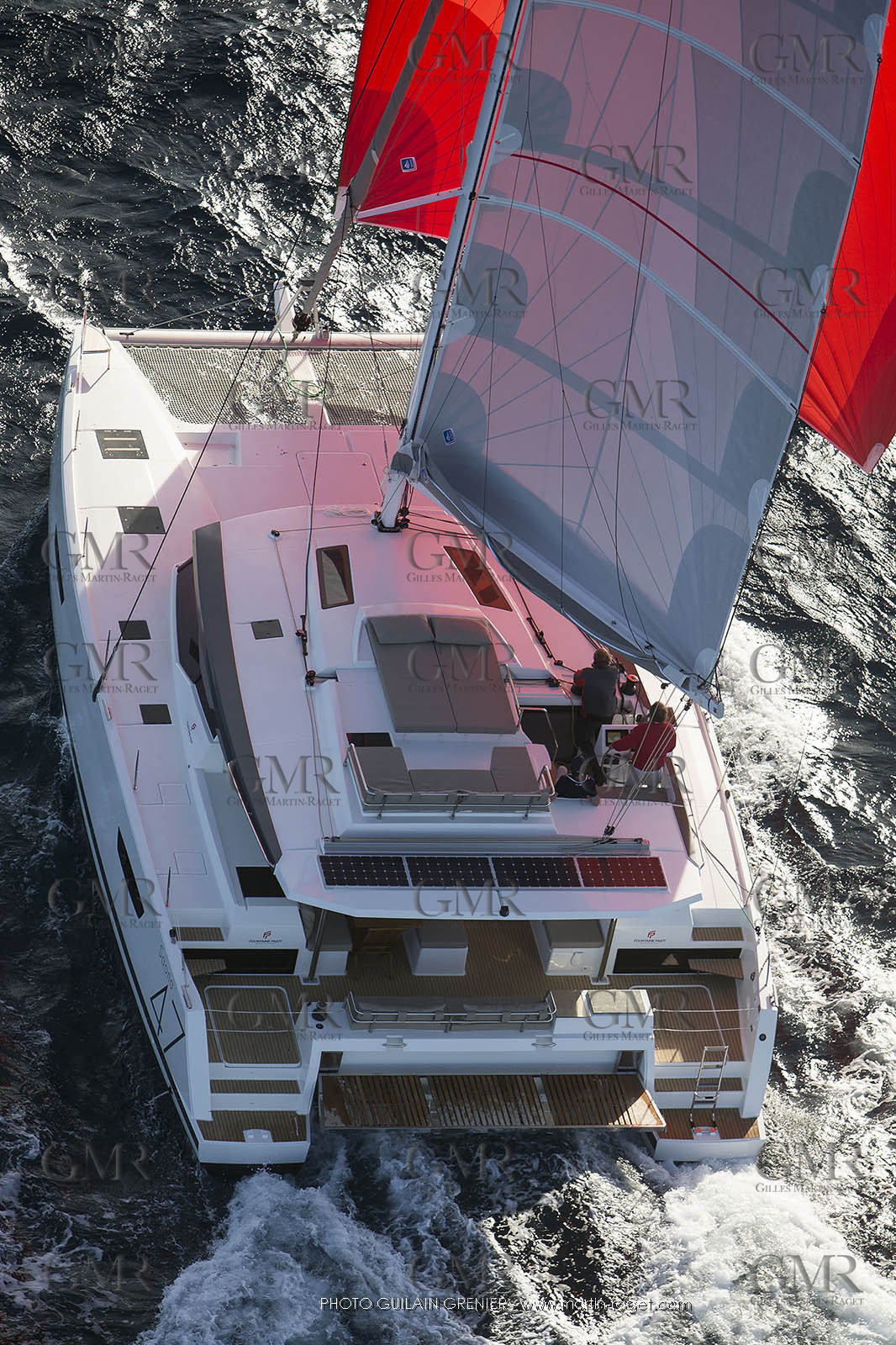 Saona 47 - Fountaine Pajot - shooting helico - 7 6 2017 - Photo Guilain Grenier