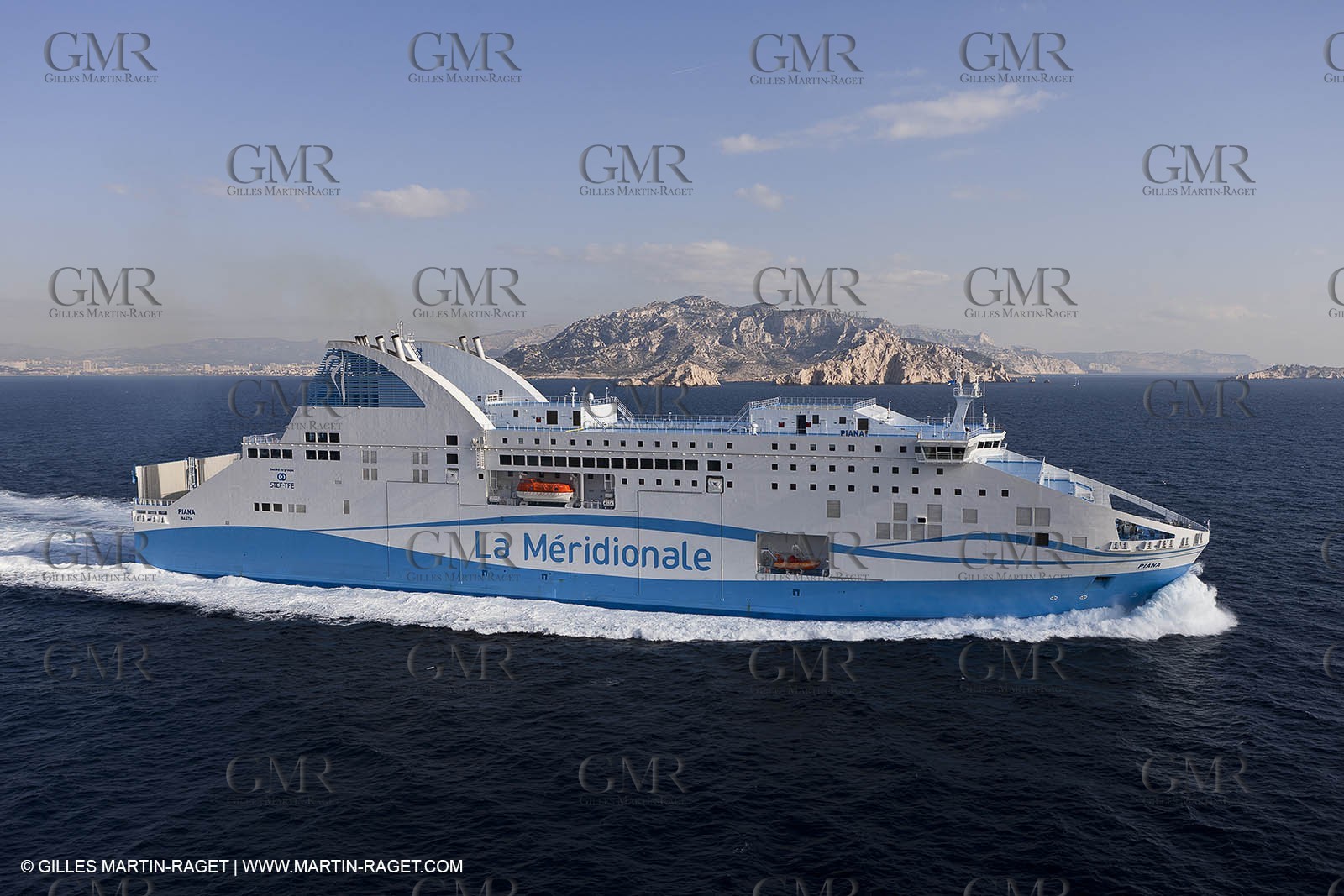 14 01 2012 - Marseille (FRA,13) - La Meridionale shipping company - the Piana off Marseille and the Calanques
