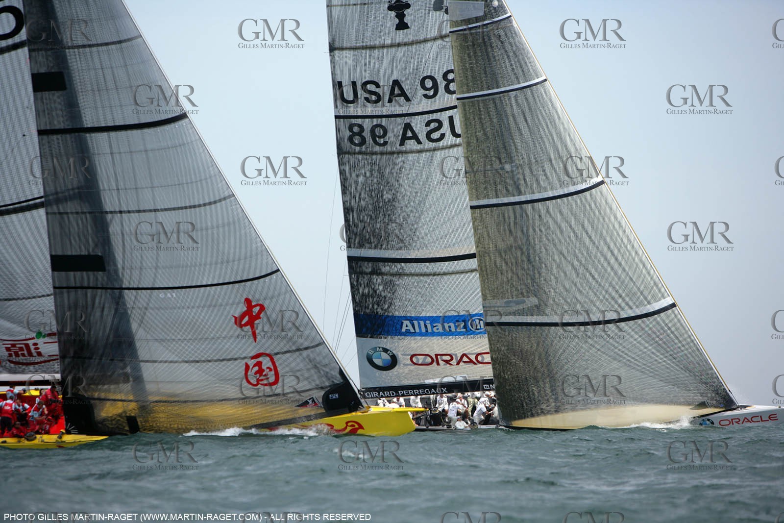 30 04 2007-Valencia (Spain)- 32nd America's Cup - Louis Vuitton Cup - RR2 - Day 2 - BMW ORACLE Racing