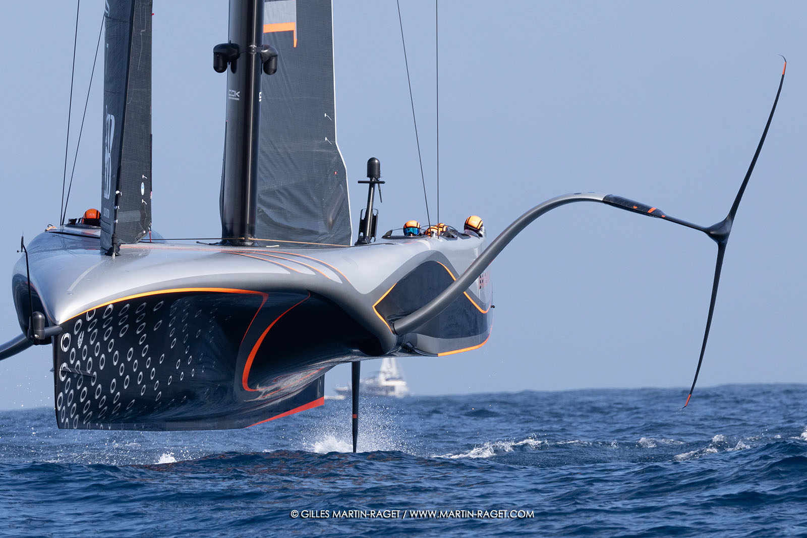 16 10 2024, Barcelona (ESP), Louis Vuitton 37th America's Cup, Final Match, Race Day 4, Warm up Race 5