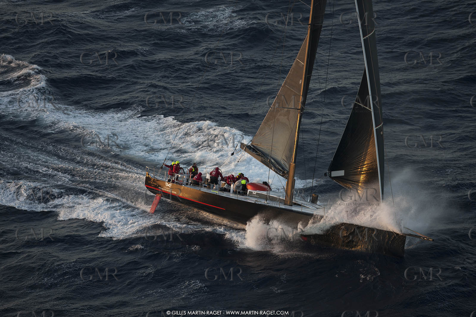 09 10 2017, Calvi (FRA,20), VOR 70 Babsy, Tentative de record autour de la Corse à la voile, skipper Franck Cammas