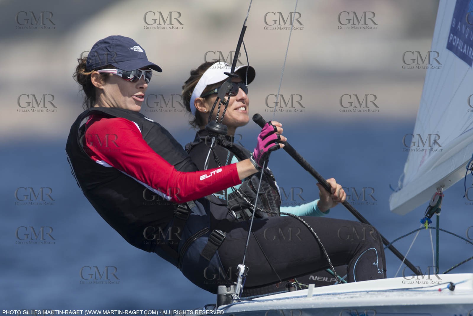 10 04 2015, Marseille (FRA), Yachting Club de la Pointe Rouge - Coupe Internationale de Printemps des 470, Day 3