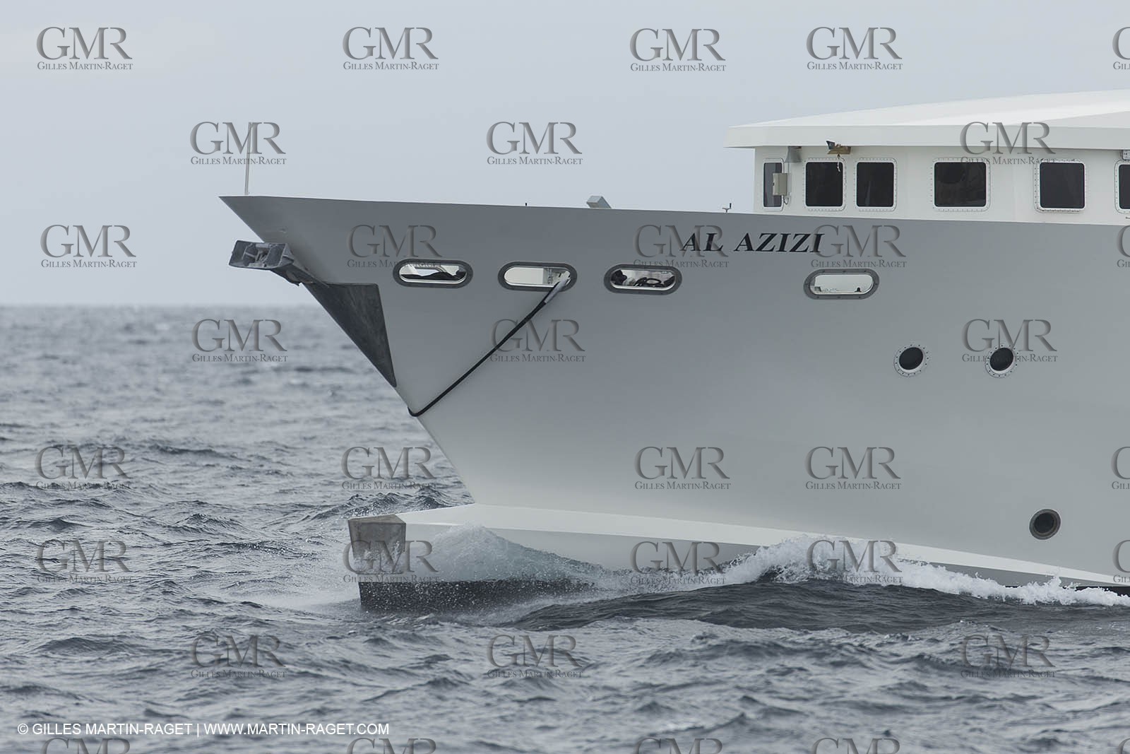 Al Azizi first sea trial - H2X boatyard - Oceanographjic research ship - La Ciotat (FRA,13) - 26 05 2014