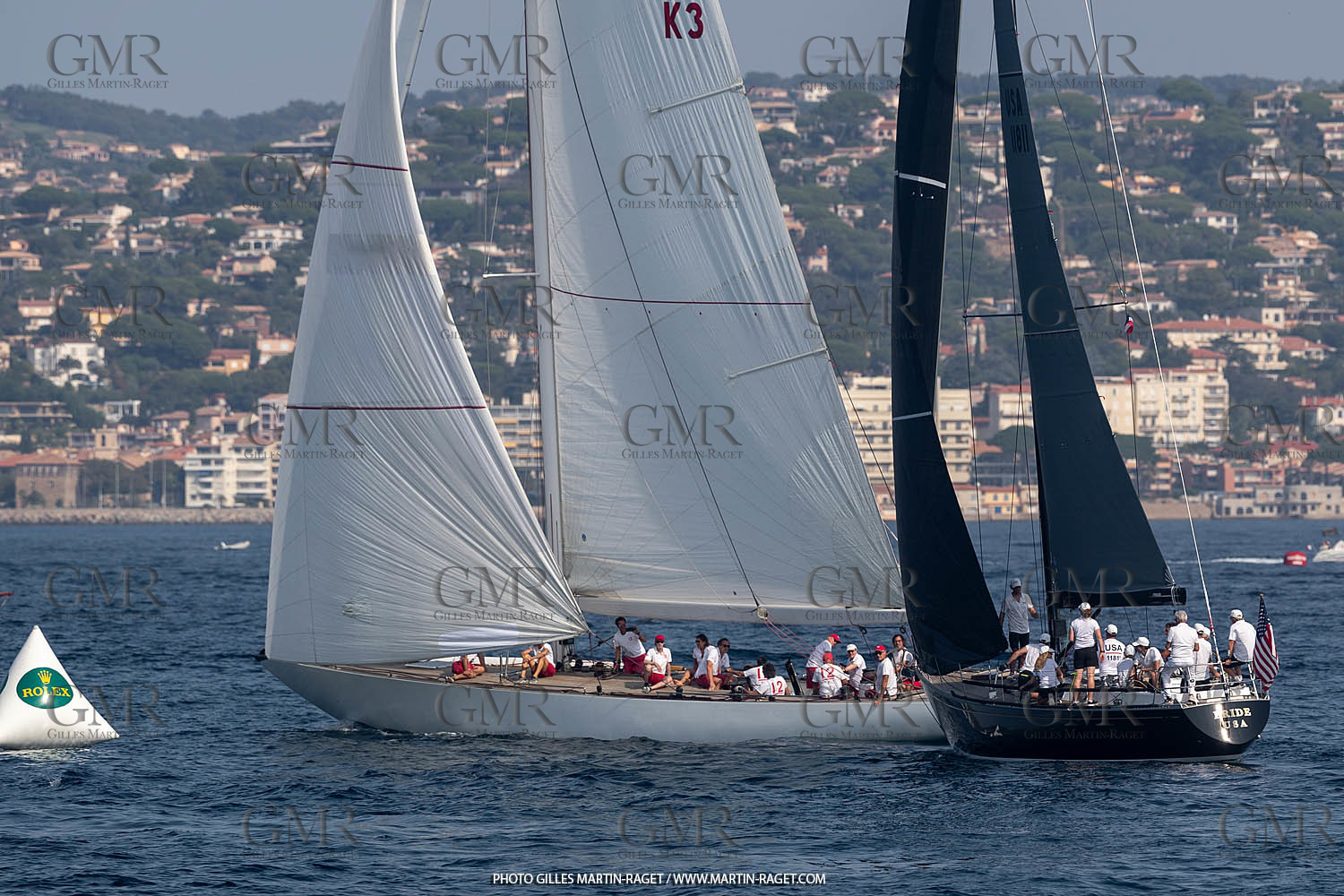 05 10 2023, Saint-Tropez (FRA,83), Les Voiles de Saint-Tropez 2023, Race Day 5, Défi Pride Vs Ikra