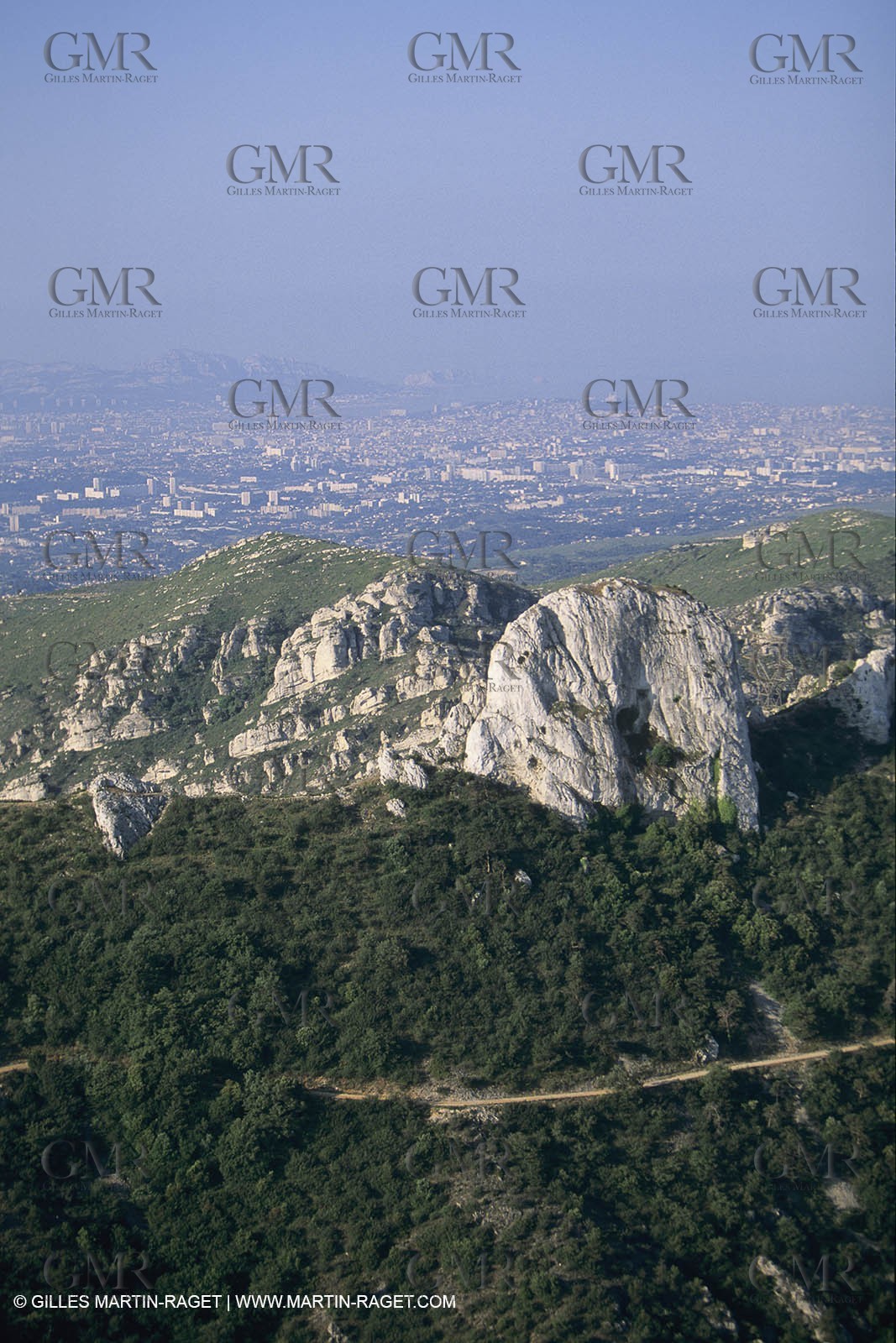 France, Provence, Pays d'Aubagne, collines de Marcel Pagnol