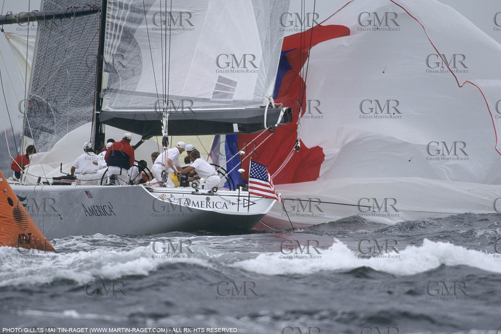 Sailing, Yacht Racing, America's Cup XXVIII, San Diego (USA,CA), 1992, America 3