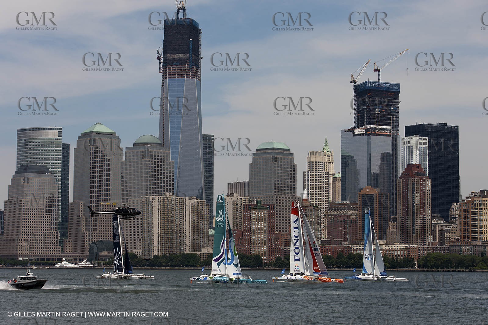 05 07 2012 - New York (USA) - Ocean Krys Race - Speed runs in fornt of NY city