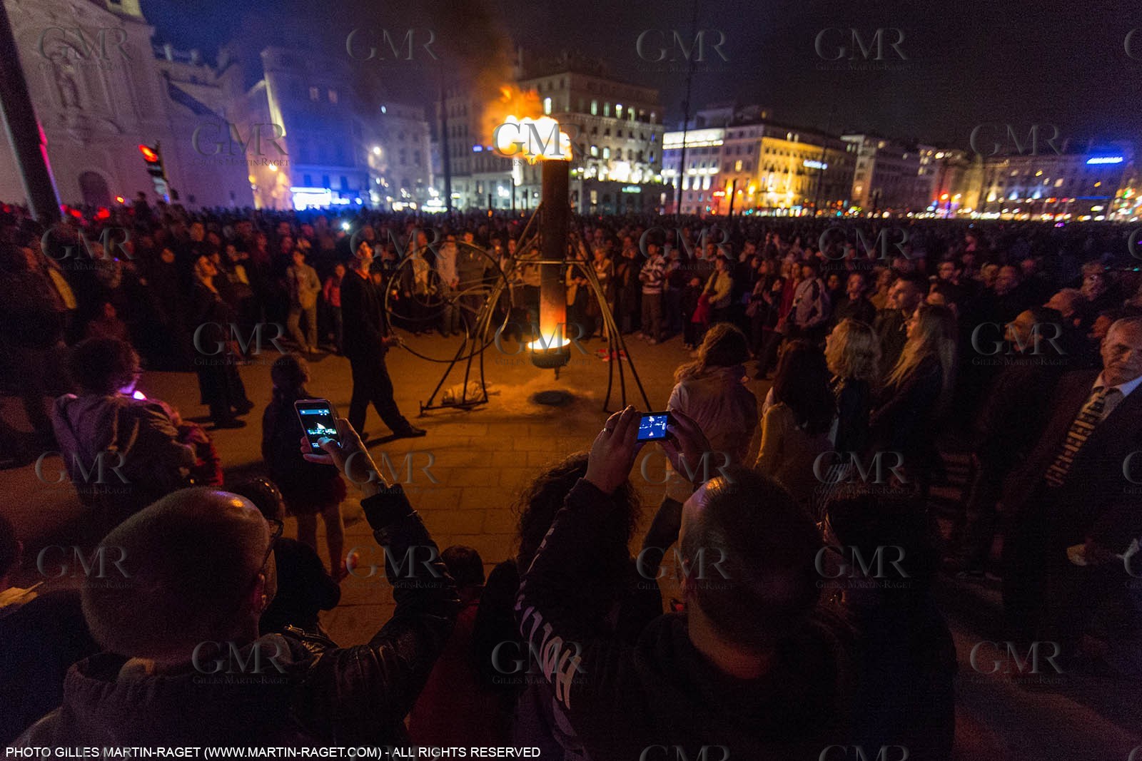03 05 2013 - Marseille (FRA,13) - Marseille Provence 2013, Historical port Illumination by Company Carabosse