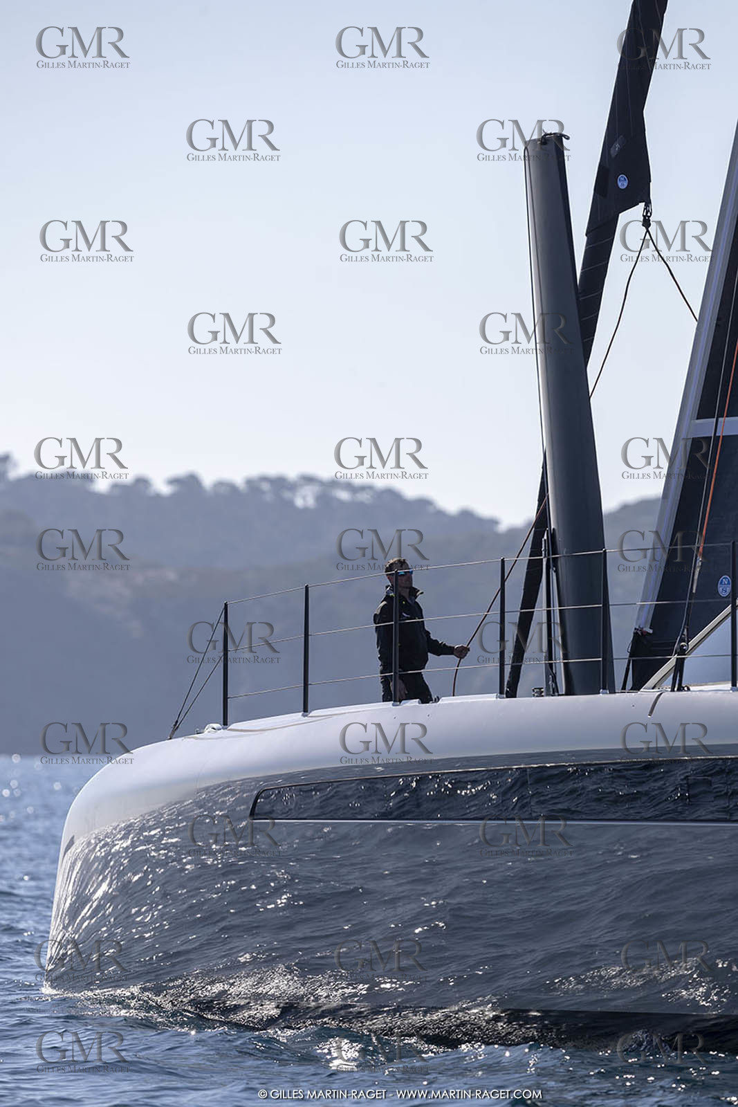 16 02 2019, Porquerolles (FRA,83), Gunboat 68 sail testing  3