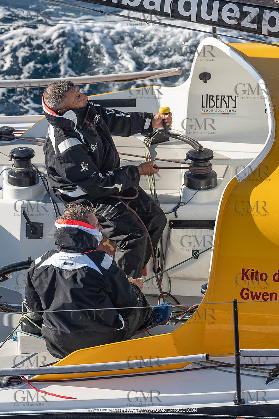 27 08 2021, Marseille (FRA), Transat Jacques Vabre 2021, Class 40, HBF-Reforest'Action (Kito de Pavant, Gwen Gbick)